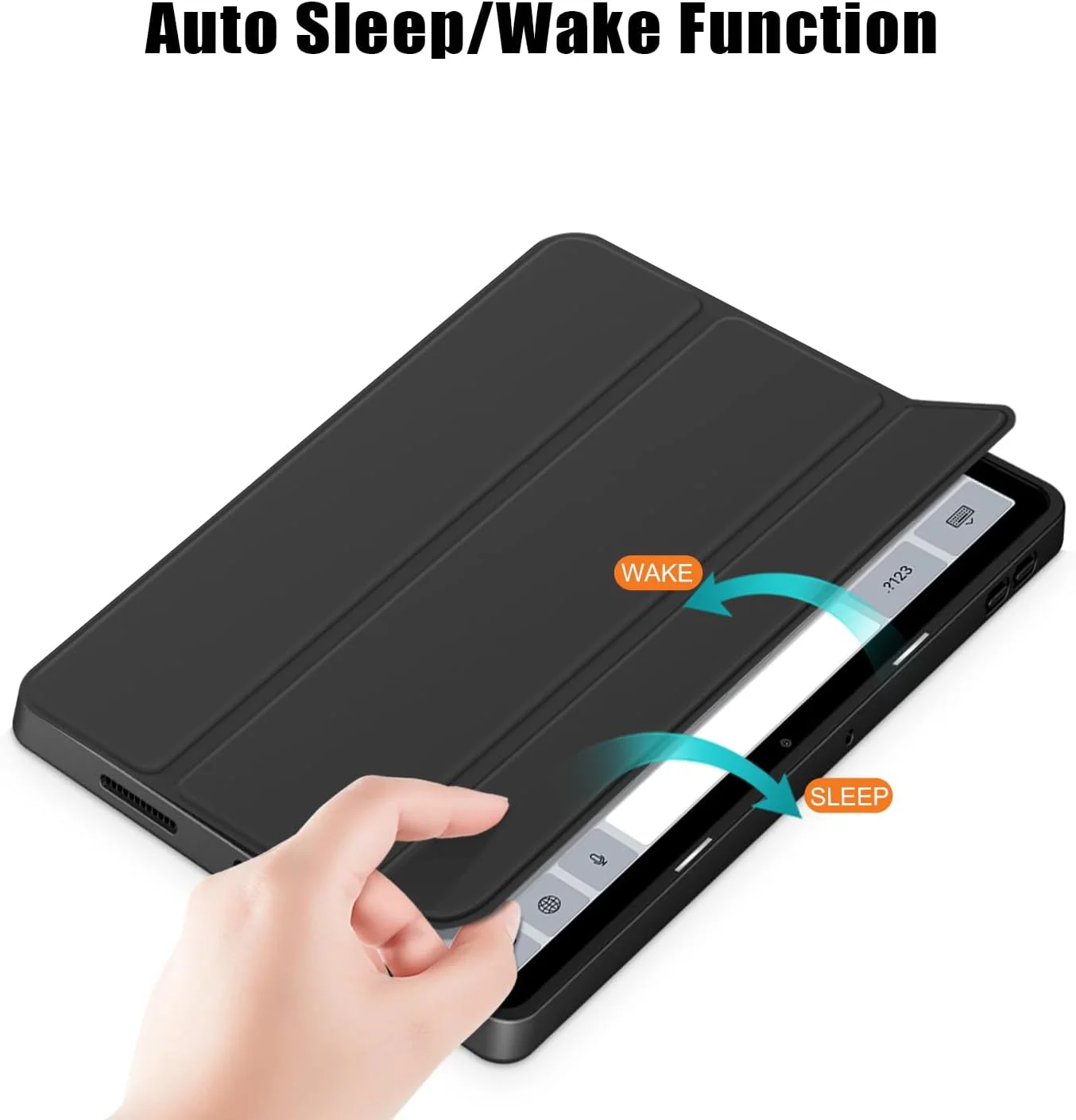 کاور محافظ تبلت 11 اینچی شیائومی Redmi Pad SE مدل Yiernuo، کاور محافظ فوق العاده نازک با پشت شفاف و عملکرد خواب/بیدار شدن خودکار، مشکی کاور محافظ تبلت 11 اینچی شیائومی Redmi Pad SE مدل Yiernuo، کاور محافظ فوق العاده نازک با پشت شفاف و عملکرد خواب/بیدار شدن خودکار، مشکی