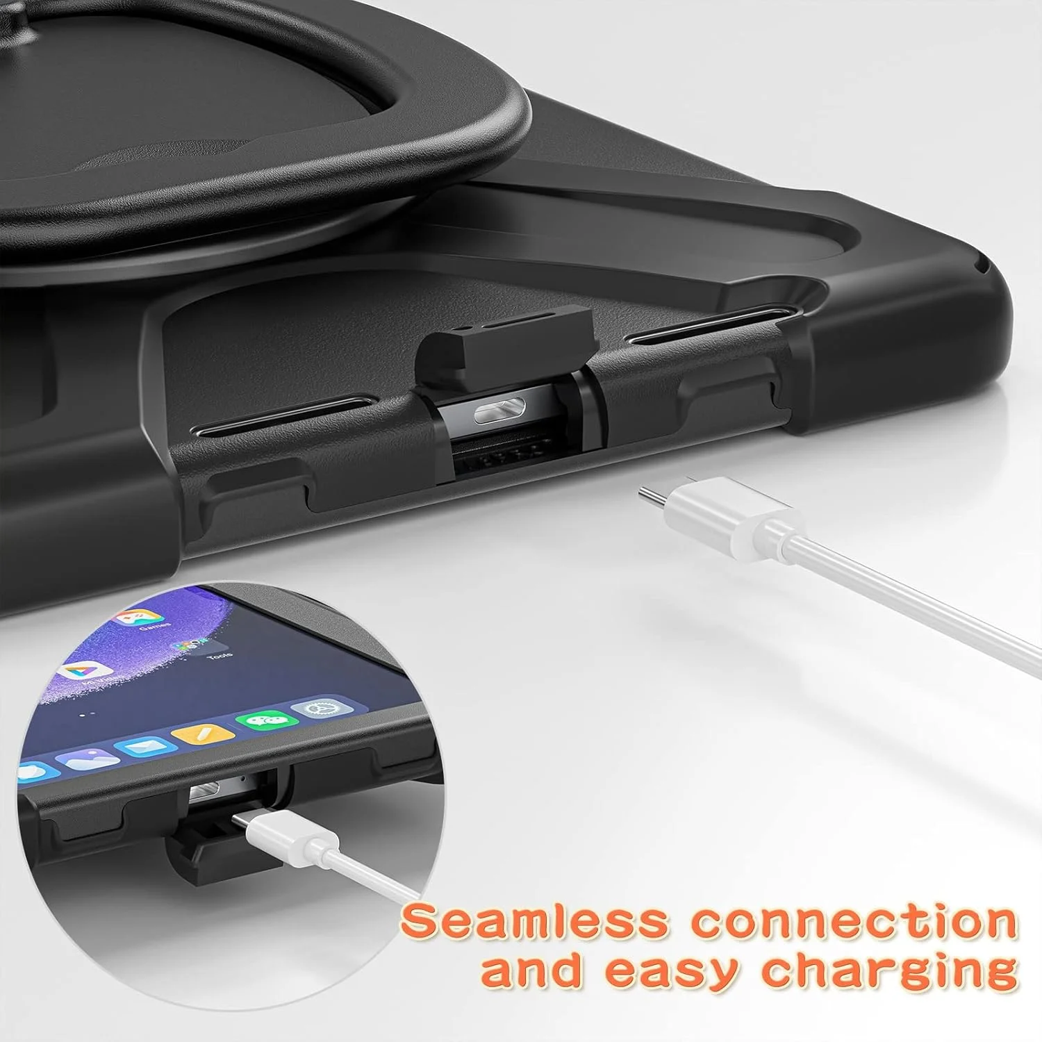 کیف تبلت مناسب برای Xiaomi Pad 6/Pad 6 Pro 11 اینچ نسخه 2023، کیف TPU بادوام و ضد ضربه برای کودکان، پایه چند منظوره با قابلیت چرخش 360 درجه کیف تبلت مناسب برای Xiaomi Pad 6/Pad 6 Pro 11 اینچ نسخه 2023، کیف TPU بادوام و ضد ضربه برای کودکان، پایه چند منظوره با قابلیت چرخش 360 درجه