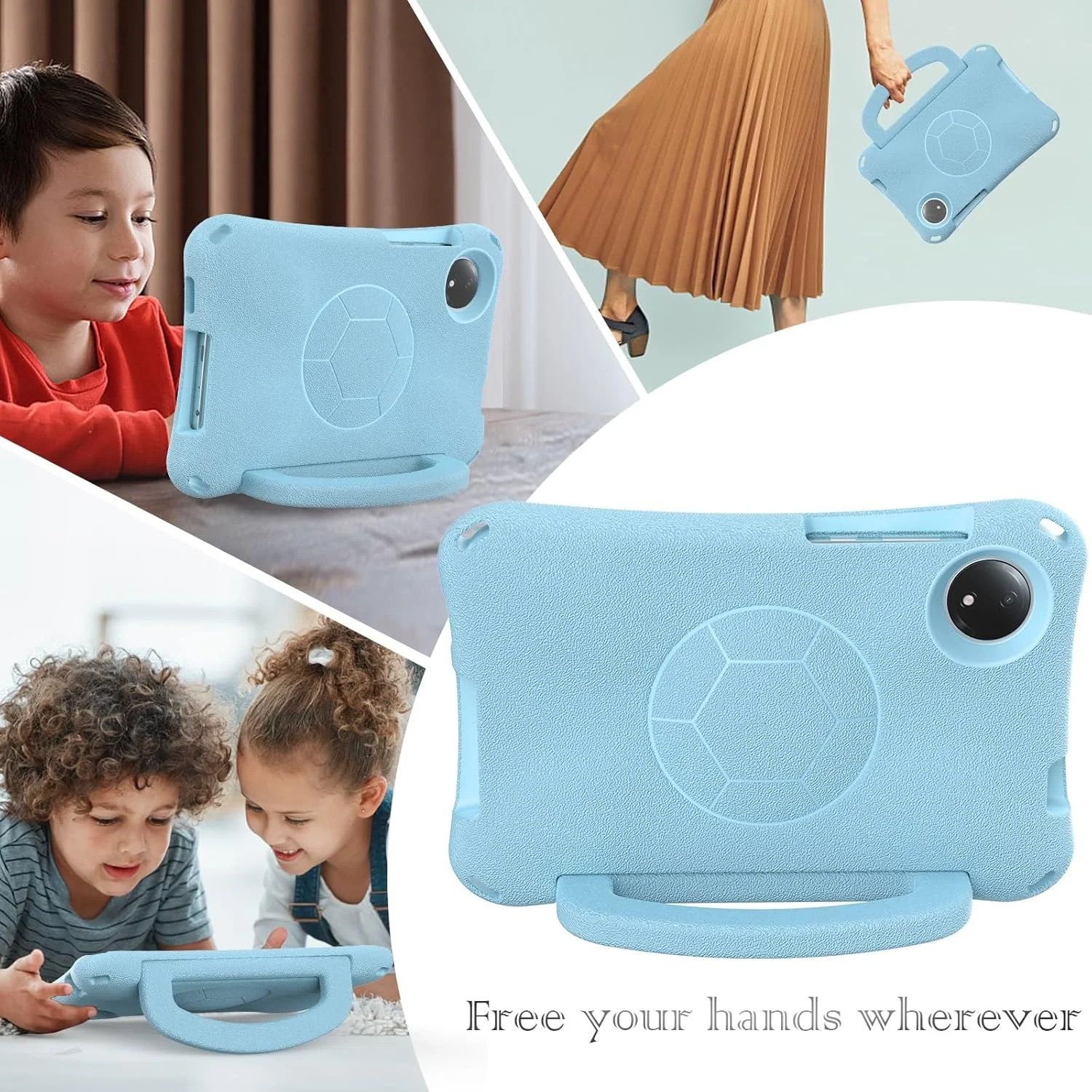 کیف تبلت مسافرتی سازگار با کودکان، مناسب برای شیائومی Redmi Pad SE 8.7 اینچ (عرضه شده در سال 2024)، کیف محافظ EVA بادوام، سبک و ضد ضربه برای کودکان کیف تبلت مسافرتی سازگار با کودکان، مناسب برای شیائومی Redmi Pad SE 8.7 اینچ (عرضه شده در سال 2024)، کیف محافظ EVA بادوام، سبک و ضد ضربه برای کودکان