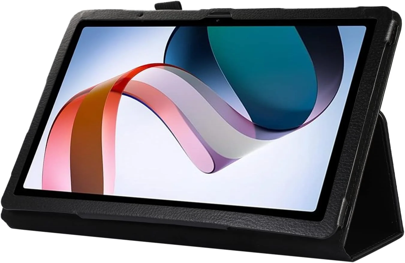ZZjingli For Xiaomi Redmi Pad 10.61 Litchi Texture Leather Tablet Case with Holder(Dark Blue)(Purple)(Rose Red) etc (Color : Black) ZZjingli For Xiaomi Redmi Pad 10.61 Litchi Texture Leather Tablet Case with Holder(Dark Blue)(Purple)(Rose Red) etc (Color : Black)
