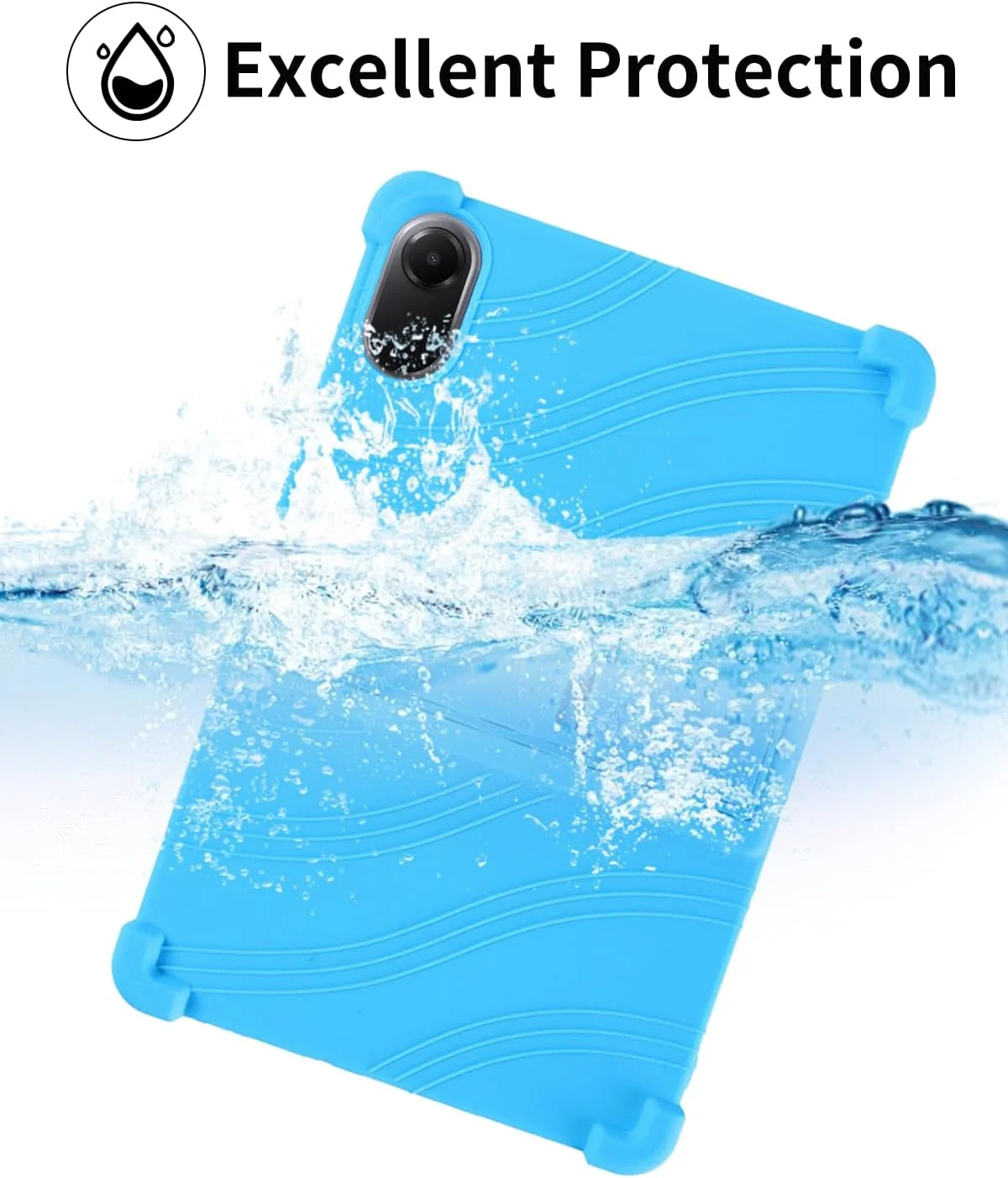 کاور سیلیکونی Toergy برای تبلت شیائومی Redmi Pad 2، برش دقیق، سازگار با شارژ، ضد ضربه و ضد خش، تنظیم چند زاویه، حس خوشایند در دست، آبی روشن کاور سیلیکونی Toergy برای تبلت شیائومی Redmi Pad 2، برش دقیق، سازگار با شارژ، ضد ضربه و ضد خش، تنظیم چند زاویه، حس خوشایند در دست، آبی روشن