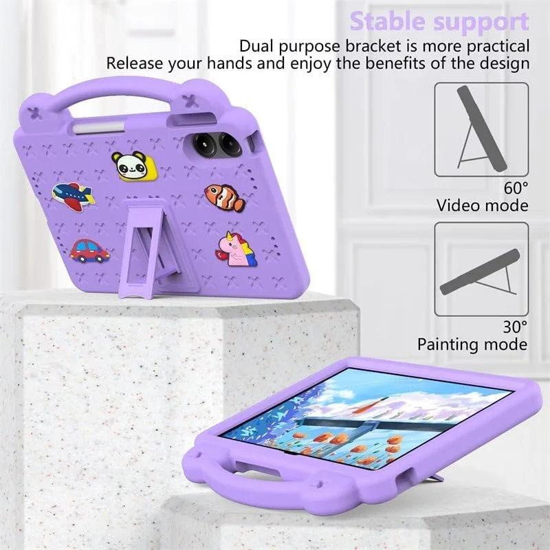 کاور محافظ کیوت Gruattreay سازگار با تبلت 12.1 اینچی Xiaomi Poco Pad، کاور ضد ضربه تبلت با دسته حمل، استند قابل تنظیم و جای قلم، کاور محافظ EVA+PC مناسب کودکان (آبی) کاور محافظ کیوت Gruattreay سازگار با تبلت 12.1 اینچی Xiaomi Poco Pad، کاور ضد ضربه تبلت با دسته حمل، استند قابل تنظیم و جای قلم، کاور محافظ EVA+PC مناسب کودکان (آبی)