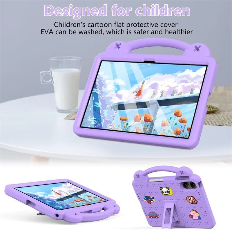 کاور محافظ کیوت Gruattreay سازگار با تبلت 12.1 اینچی Xiaomi Poco Pad، کاور ضد ضربه تبلت با دسته حمل، استند قابل تنظیم و جای قلم، کاور محافظ EVA+PC مناسب کودکان (آبی) کاور محافظ کیوت Gruattreay سازگار با تبلت 12.1 اینچی Xiaomi Poco Pad، کاور ضد ضربه تبلت با دسته حمل، استند قابل تنظیم و جای قلم، کاور محافظ EVA+PC مناسب کودکان (آبی)