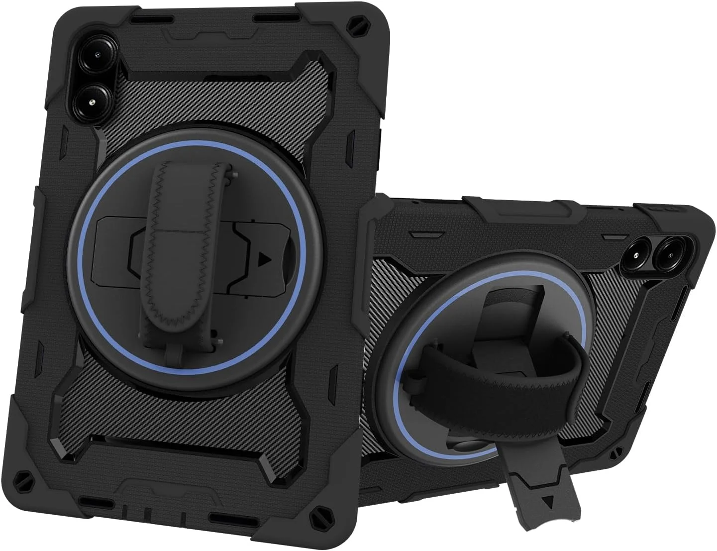 کیف تبلت nincyee برای Xiaomi Redmi Pad Pro 12.4" 2024، کیف سیلیکونی رنگین کمانی مقاوم در برابر ضربه برای کودکان با نگهدارنده مداد، بند شانه، پایه تاشو چرخشی، بند دستی کیف تبلت nincyee برای Xiaomi Redmi Pad Pro 12.4" 2024، کیف سیلیکونی رنگین کمانی مقاوم در برابر ضربه برای کودکان با نگهدارنده مداد، بند شانه، پایه تاشو چرخشی، بند دستی