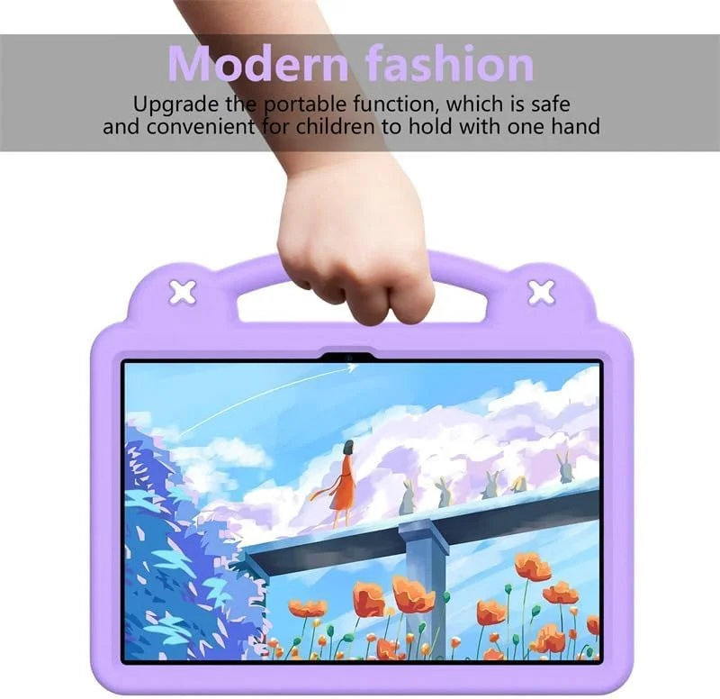 کاور محافظ کیوت Gruattreay سازگار با تبلت 12.1 اینچی Xiaomi Poco Pad، کاور ضد ضربه تبلت با دسته حمل، استند قابل تنظیم و جای قلم، کاور محافظ EVA+PC مناسب کودکان (آبی) کاور محافظ کیوت Gruattreay سازگار با تبلت 12.1 اینچی Xiaomi Poco Pad، کاور ضد ضربه تبلت با دسته حمل، استند قابل تنظیم و جای قلم، کاور محافظ EVA+PC مناسب کودکان (آبی)