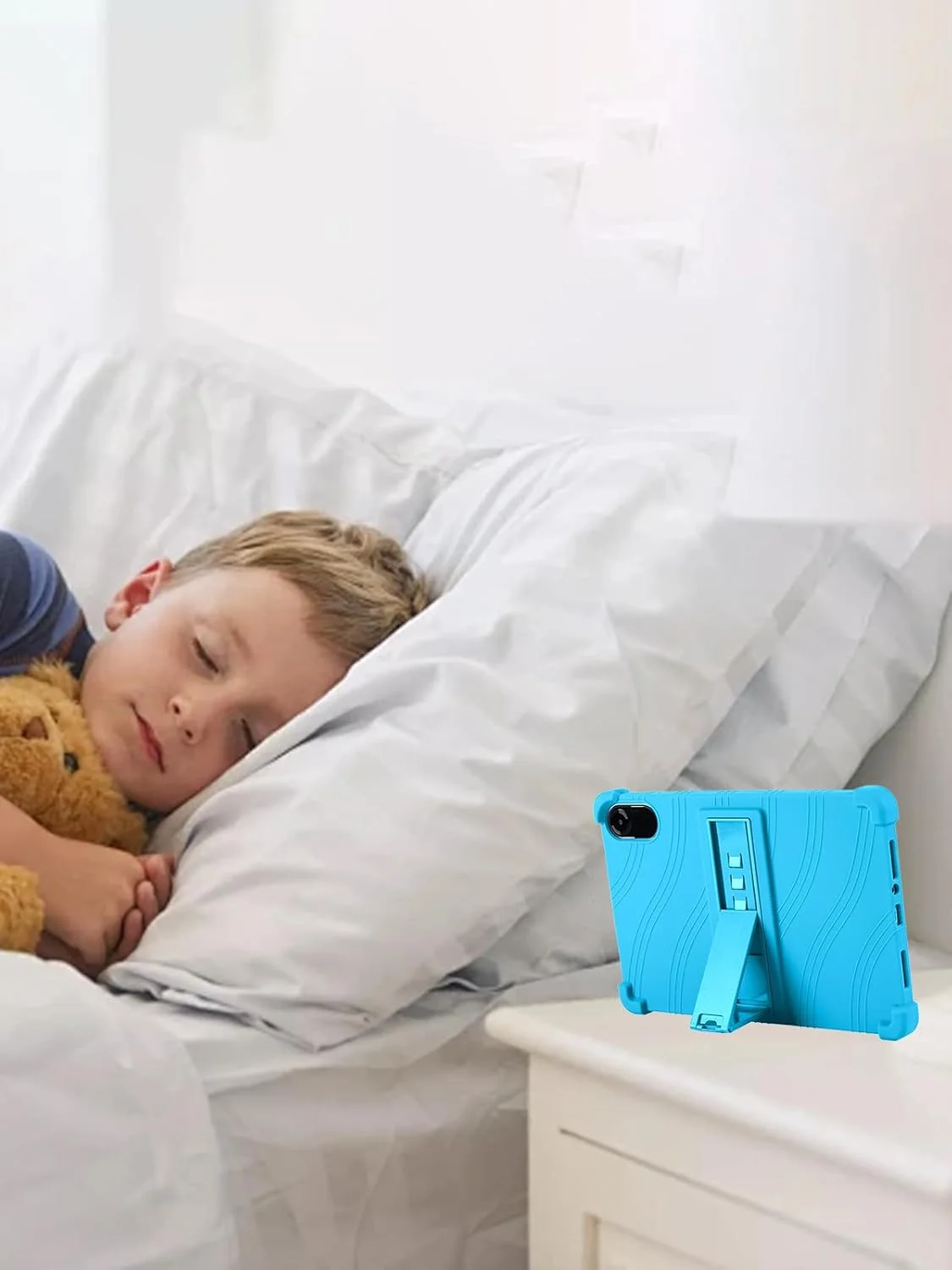 کاور سیلیکونی Toergy برای تبلت شیائومی Redmi Pad 2، برش دقیق، سازگار با شارژ، ضد ضربه و ضد خش، تنظیم چند زاویه، حس خوشایند در دست، آبی روشن کاور سیلیکونی Toergy برای تبلت شیائومی Redmi Pad 2، برش دقیق، سازگار با شارژ، ضد ضربه و ضد خش، تنظیم چند زاویه، حس خوشایند در دست، آبی روشن