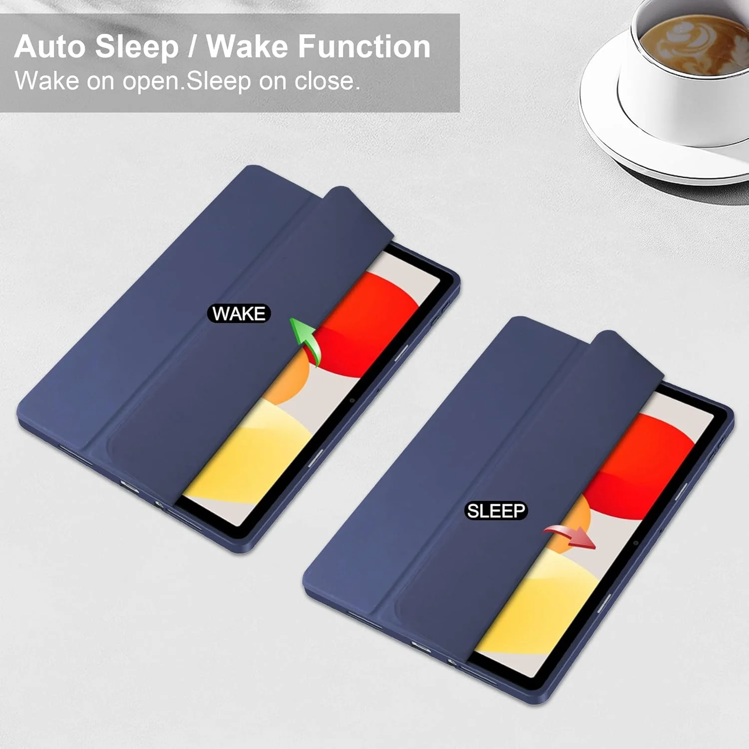 Tablet Travel Slim Case Compatible with Xiaomi Redmi Pad SE 11 Inch 2023 Case with Clear Back and Shockproof TPU Frame Cover, Support Sleep/Wake Tablet Travel Slim Case Compatible with Xiaomi Redmi Pad SE 11 Inch 2023 Case with Clear Back and Shockproof TPU Frame Cover, Support Sleep/Wake