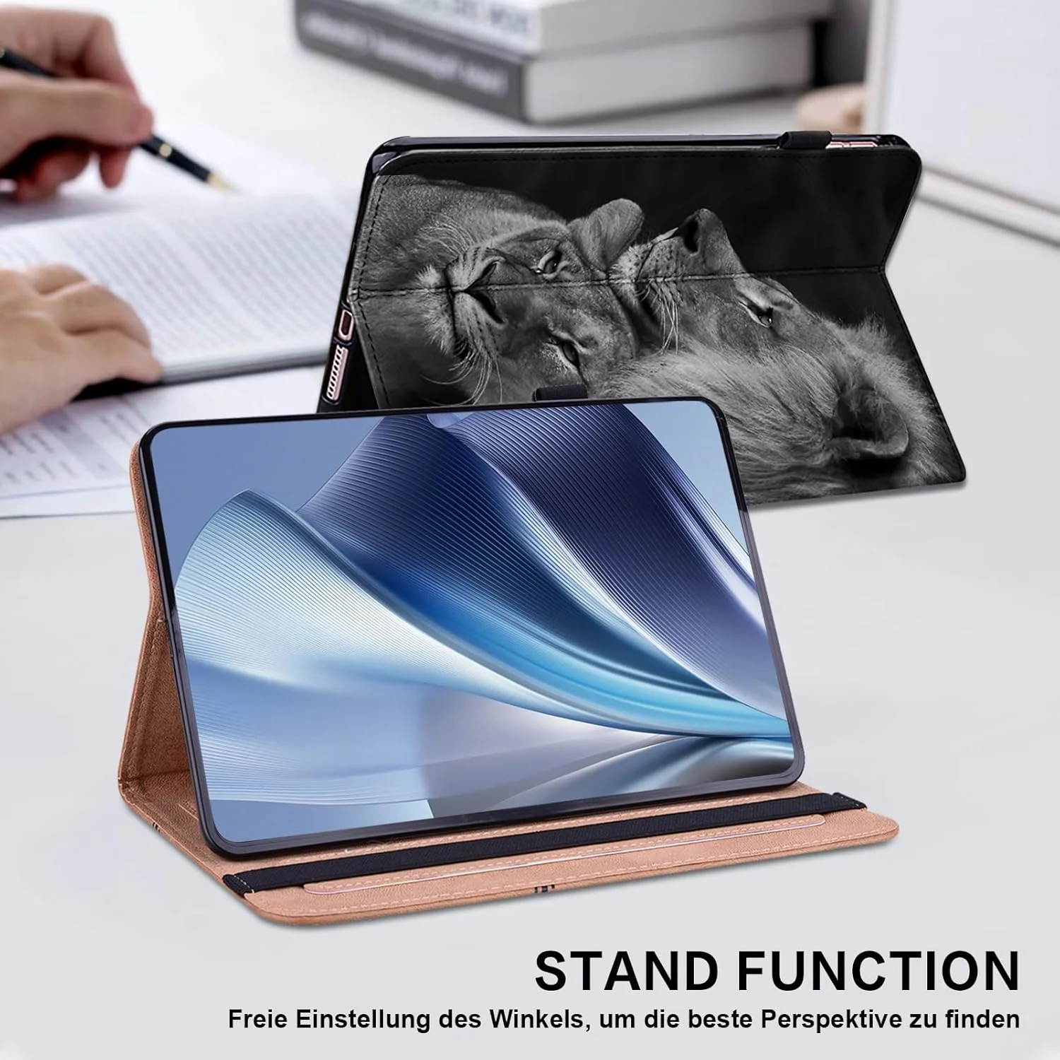 BOLELAW Case for Xiaomi Pad 6S Pro 12.4 Inch 2024 Case with Pen Holder, PU Leather Case, Stylish Protective Case for Xiaomi Pad 6S Pro Tablet Case, Lion BOLELAW Case for Xiaomi Pad 6S Pro 12.4 Inch 2024 Case with Pen Holder, PU Leather Case, Stylish Protective Case for Xiaomi Pad 6S Pro Tablet Case, Lion