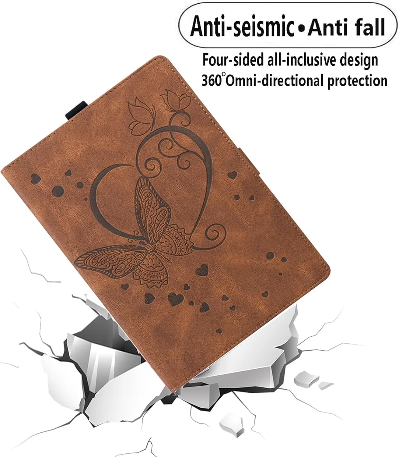 SLLMYYX Tablet Case Compatible with Xiaomi Pad 6/Pad 6 Pro 11.0 inch 2023 Released, Love Butterfly PU Leather Folio Stand Smart Cover (Brown) SLLMYYX Tablet Case Compatible with Xiaomi Pad 6/Pad 6 Pro 11.0 inch 2023 Released, Love Butterfly PU Leather Folio Stand Smart Cover (Brown)