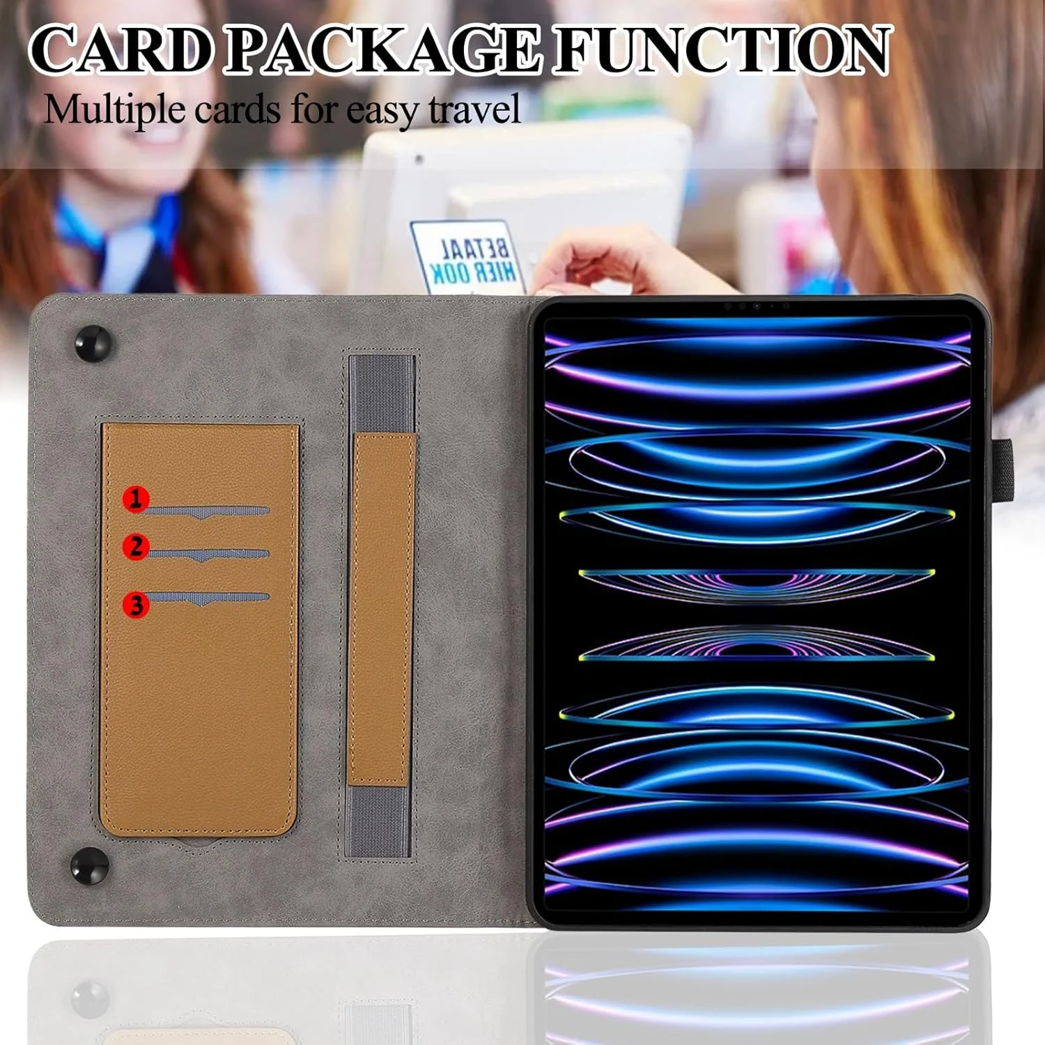 Travel with Tablet Flip Book Case Compatible with Xiaomi Redmi Pad 10.6 Inch Version of 2022 Tablet Case, Protective Shell in PU Leather Ultra Thin Anti-Scratch Magne Protective Case Travel with Tablet Flip Book Case Compatible with Xiaomi Redmi Pad 10.6 Inch Version of 2022 Tablet Case, Protective Shell in PU Leather Ultra Thin Anti-Scratch Magne Protective Case