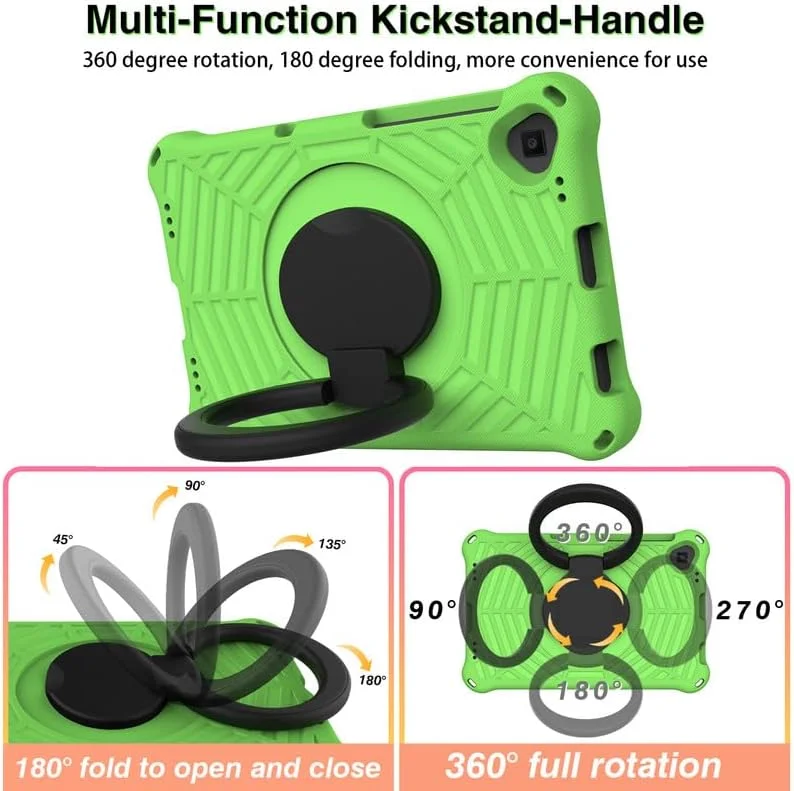 کاور تبلت نیکاکیو مناسب برای شیائومی می پد 4 پلاس 10.1 اینچی، فوم EVA با طرح تار عنکبوت، به همراه استند حلقه ای و بند شانه ای، سبز کاور تبلت نیکاکیو مناسب برای شیائومی می پد 4 پلاس 10.1 اینچی، فوم EVA با طرح تار عنکبوت، به همراه استند حلقه ای و بند شانه ای، سبز