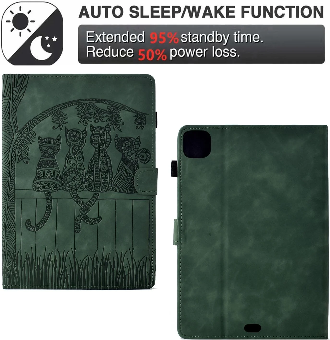 کیف تبلت TEDTIKJT برای شیائومی پد 7/7 پرو 11.2 اینچ 2024، کیف محافظ چرمی PU با قابلیت تنظیم زاویه، طرح 4 گربه، کیف محافظ با جای کارت، کاور تاشو برای شیائومی پد 7، سبز کیف تبلت TEDTIKJT برای شیائومی پد 7/7 پرو 11.2 اینچ 2024، کیف محافظ چرمی PU با قابلیت تنظیم زاویه، طرح 4 گربه، کیف محافظ با جای کارت، کاور تاشو برای شیائومی پد 7، سبز