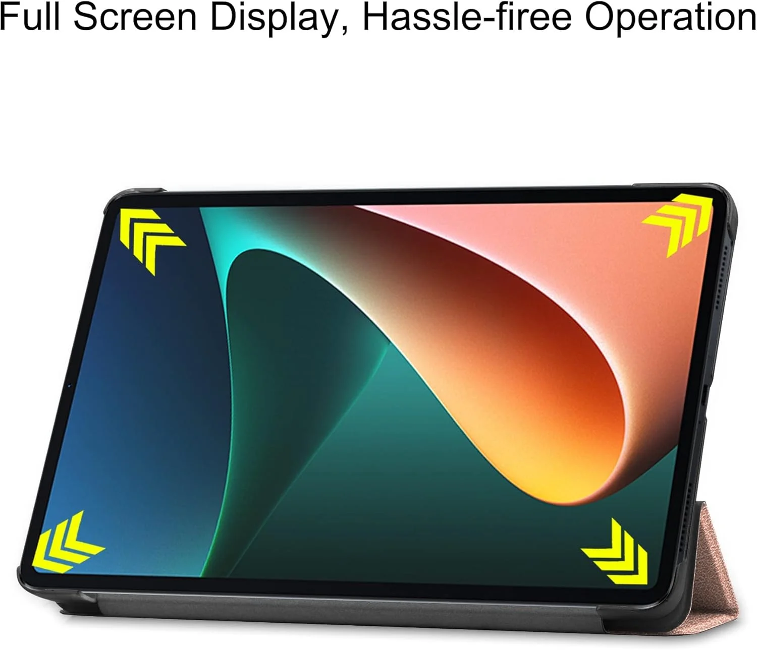 کیف تبلت مسافرتی سازگار با شیائومی می پد 5 / می پد 5 پرو 11 اینچ 5G 2021، کیف باریک سه تایی تاشو، کیف هوشمند، پوسته پایه چند زاویه ای، جلد سخت فولیو با قابلیت خواب خودکار کیف تبلت مسافرتی سازگار با شیائومی می پد 5 / می پد 5 پرو 11 اینچ 5G 2021، کیف باریک سه تایی تاشو، کیف هوشمند، پوسته پایه چند زاویه ای، جلد سخت فولیو با قابلیت خواب خودکار