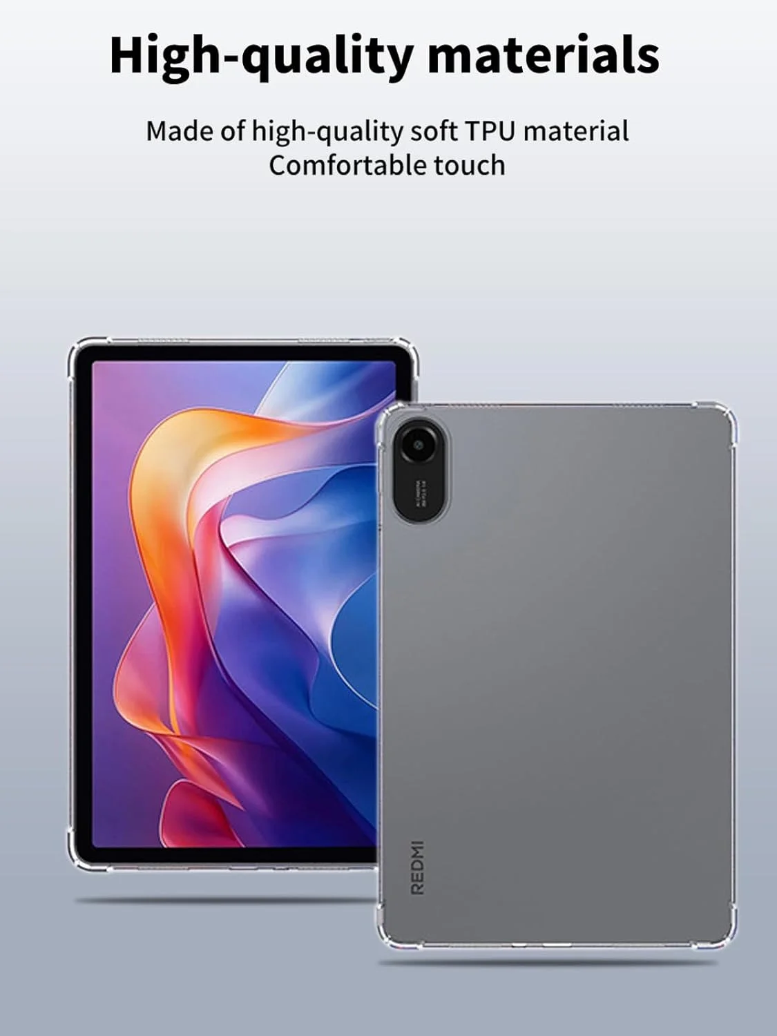 کاور تبلت شیائومی ردمی پد 2 با اندازه 11 اینچ، کاور محافظ تبلت NOUKAJU، جنس TPU شفاف، مقاوم در برابر افتادن، کاور محافظ برای ردمی پد 2 (شفاف) کاور تبلت شیائومی ردمی پد 2 با اندازه 11 اینچ، کاور محافظ تبلت NOUKAJU، جنس TPU شفاف، مقاوم در برابر افتادن، کاور محافظ برای ردمی پد 2 (شفاف)