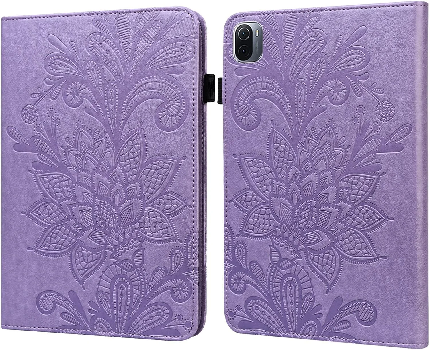 کیف چرمی تبلت مناسب برای شیائومی می پد 5/Mipad 5 Pro 11 اینچ 2021، کیف تبلت PC با قابلیت قرارگیری در حالت استند و دارای جای کارت، پوشش محافظ PU مقاوم در برابر ضربه