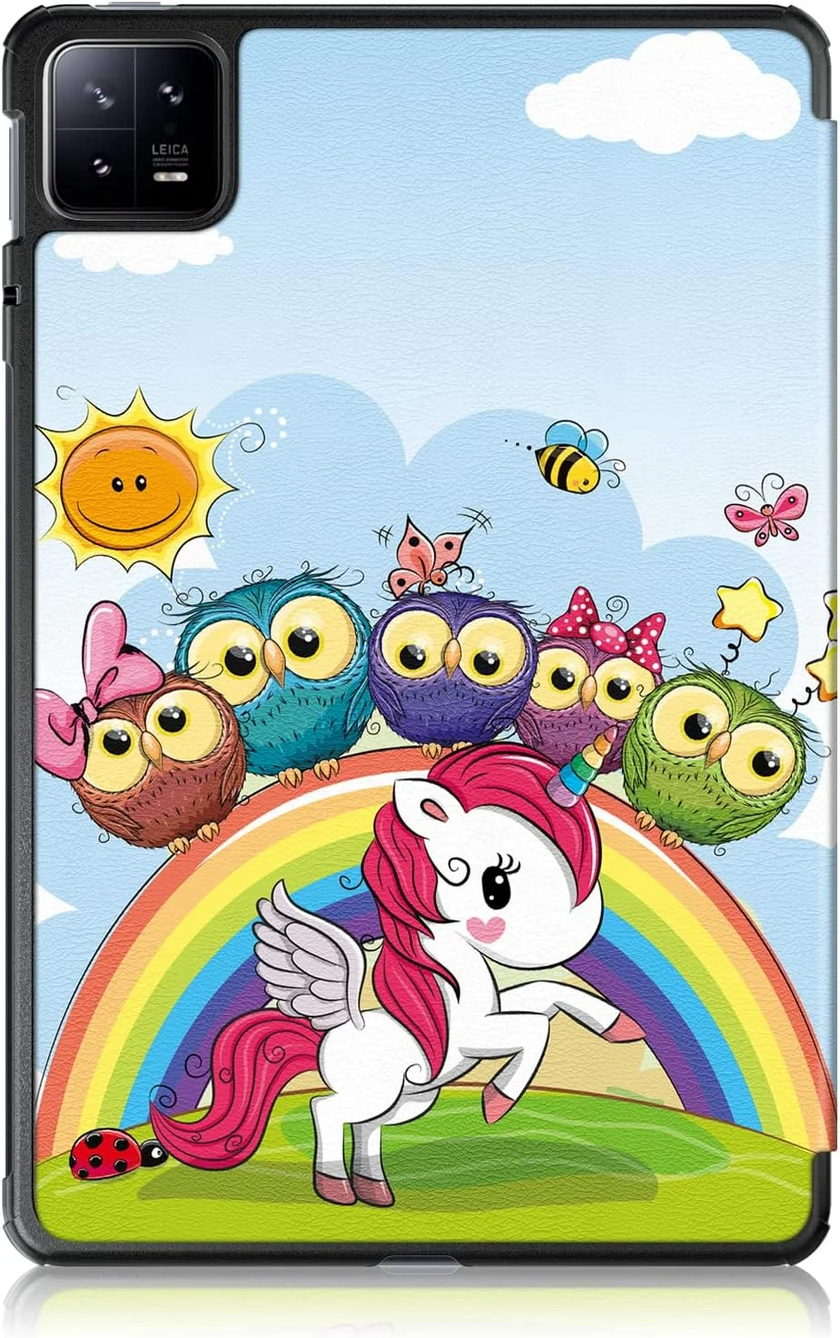 کیف تبلت TOPCASE برای شیائومی پد 6 / پد 6 پرو 11 اینچی 2023، کیف محافظ باریک با عملکرد استند، طرح یونیکورن