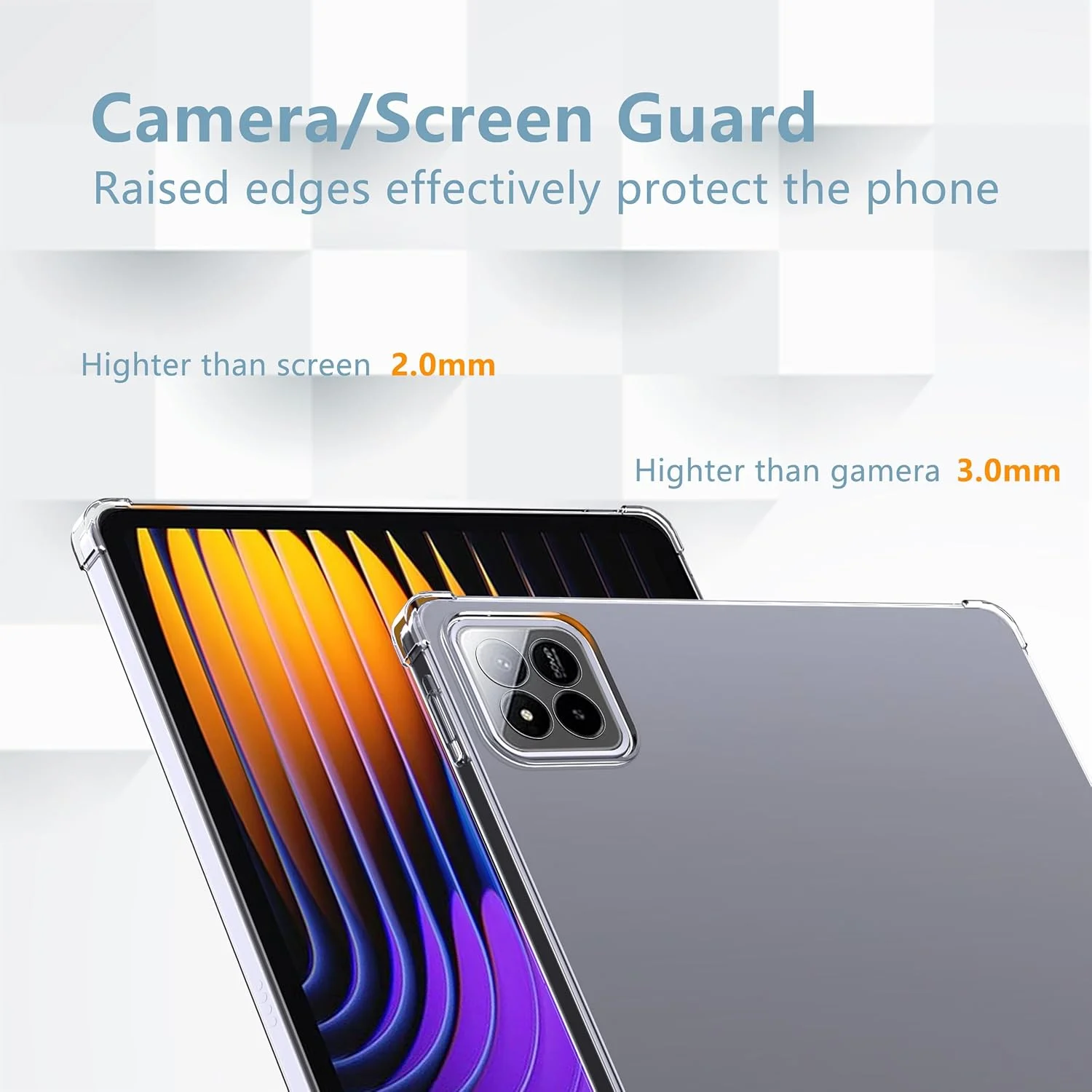 قاب محافظ TPU آنووکوا برای شیائومی پد 7/7 پرو - قاب تبلت 11.2 اینچی با محافظ لنز دوربین داخلی، نازک، شفاف، پوشش پشتی محافظ، نرم، ضربه گیر انعطاف پذیر، سیلیکون ترکیبی قاب محافظ TPU آنووکوا برای شیائومی پد 7/7 پرو - قاب تبلت 11.2 اینچی با محافظ لنز دوربین داخلی، نازک، شفاف، پوشش پشتی محافظ، نرم، ضربه گیر انعطاف پذیر، سیلیکون ترکیبی