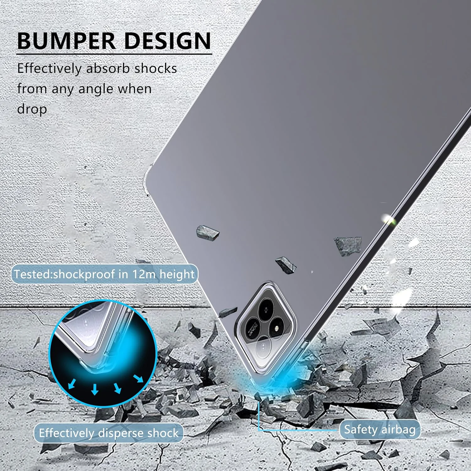 قاب محافظ TPU آنووکوا برای شیائومی پد 7/7 پرو - قاب تبلت 11.2 اینچی با محافظ لنز دوربین داخلی، نازک، شفاف، پوشش پشتی محافظ، نرم، ضربه گیر انعطاف پذیر، سیلیکون ترکیبی قاب محافظ TPU آنووکوا برای شیائومی پد 7/7 پرو - قاب تبلت 11.2 اینچی با محافظ لنز دوربین داخلی، نازک، شفاف، پوشش پشتی محافظ، نرم، ضربه گیر انعطاف پذیر، سیلیکون ترکیبی