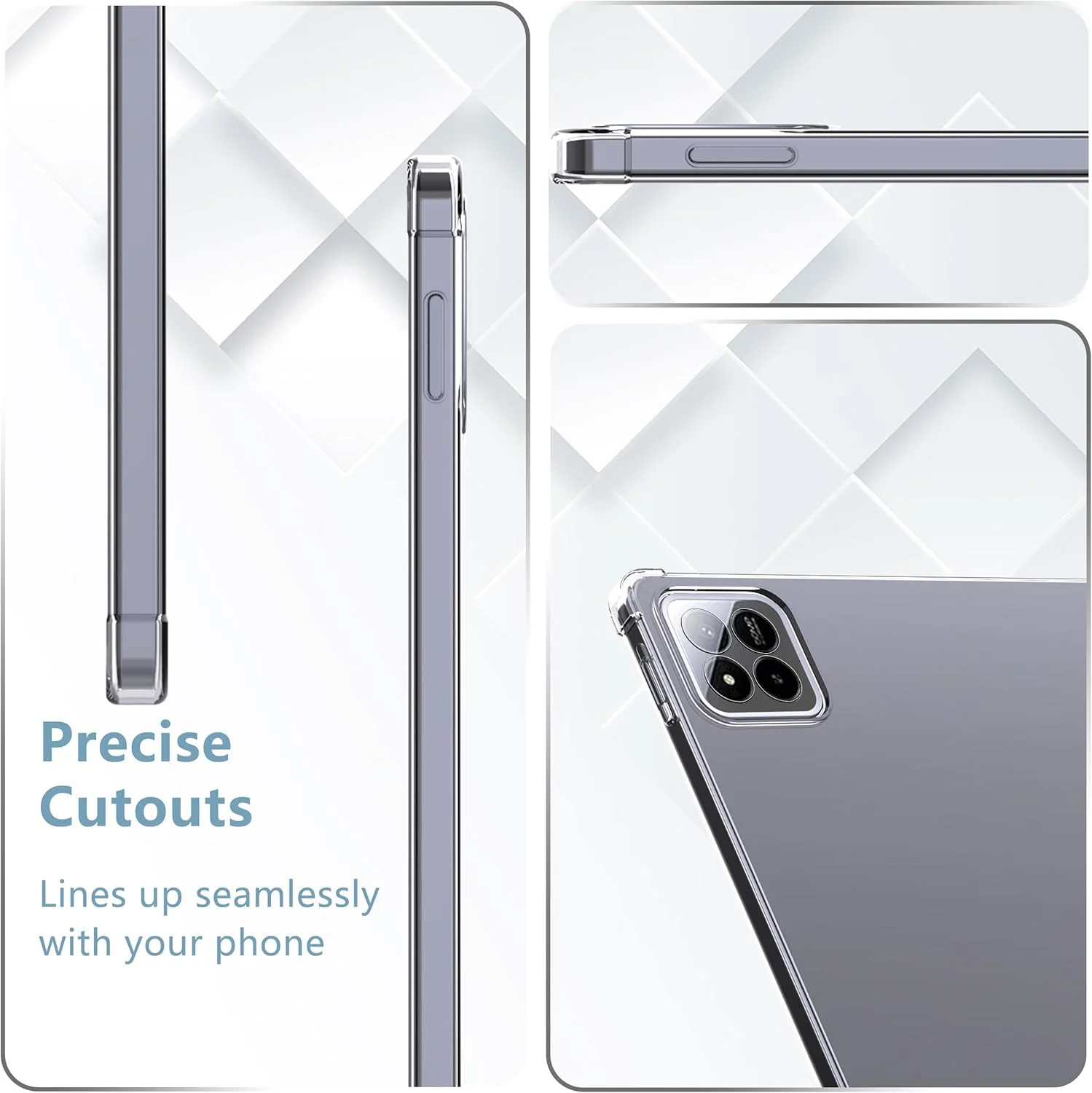 قاب محافظ TPU آنووکوا برای شیائومی پد 7/7 پرو - قاب تبلت 11.2 اینچی با محافظ لنز دوربین داخلی، نازک، شفاف، پوشش پشتی محافظ، نرم، ضربه گیر انعطاف پذیر، سیلیکون ترکیبی قاب محافظ TPU آنووکوا برای شیائومی پد 7/7 پرو - قاب تبلت 11.2 اینچی با محافظ لنز دوربین داخلی، نازک، شفاف، پوشش پشتی محافظ، نرم، ضربه گیر انعطاف پذیر، سیلیکون ترکیبی