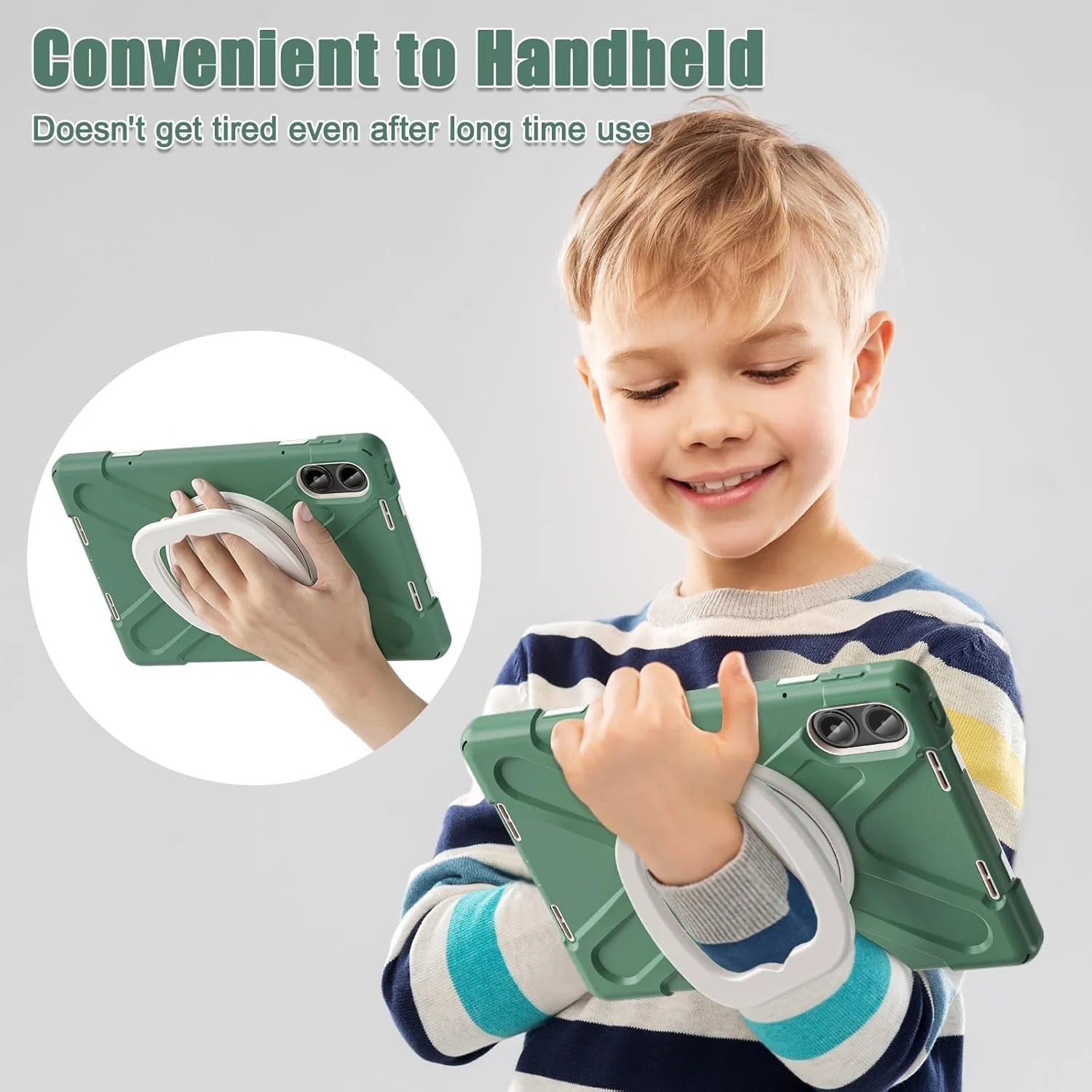 کاور محافظ تبلت سازگار با تبلت شیائومی Redmi Pad Pro 12.1 اینچ / Poco Pad 12.1 اینچ، قاب محافظ بادوام و ضد ضربه با پایه و بند شانه کاور محافظ تبلت سازگار با تبلت شیائومی Redmi Pad Pro 12.1 اینچ / Poco Pad 12.1 اینچ، قاب محافظ بادوام و ضد ضربه با پایه و بند شانه