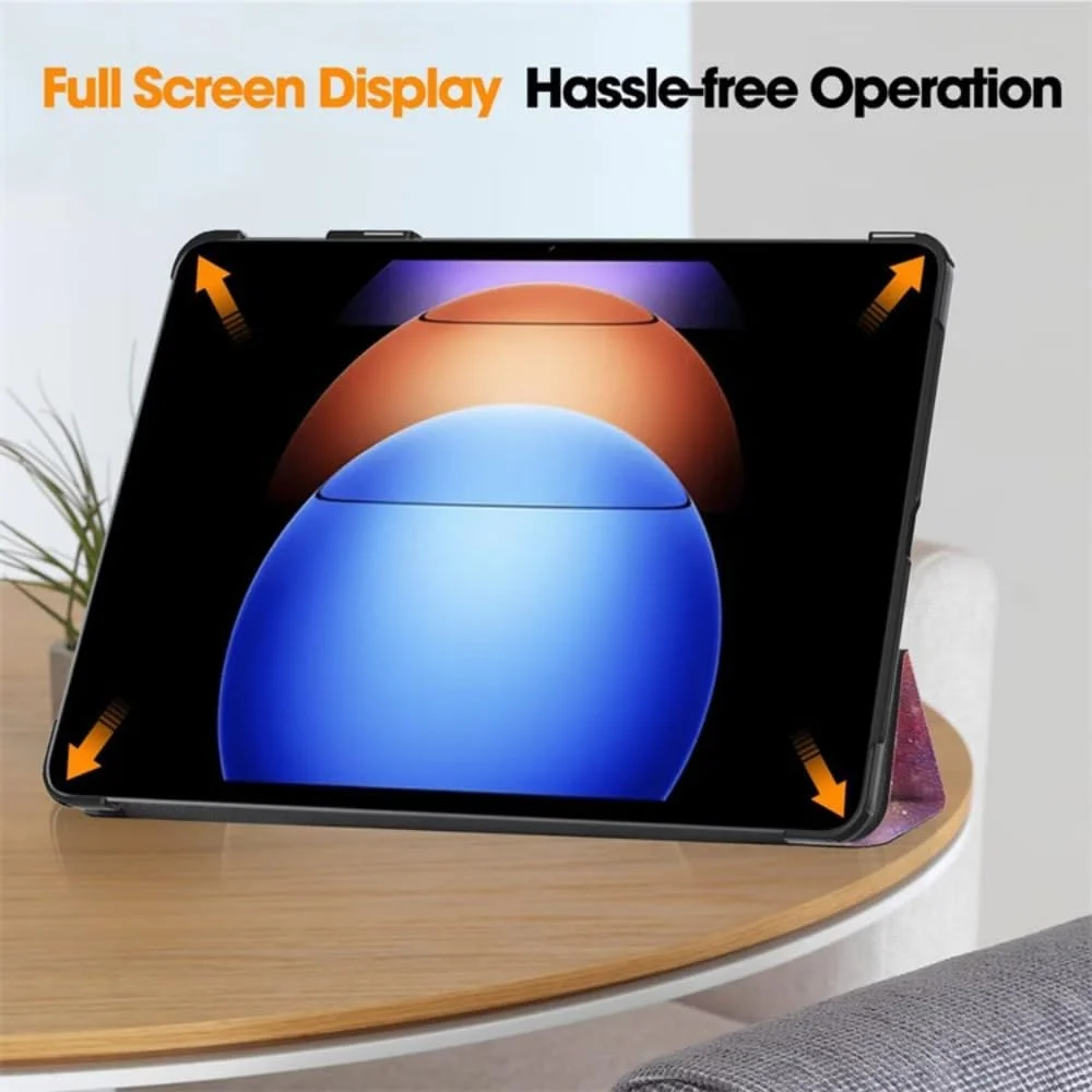 کیف تبلت Gruattreay سازگار با شیائومی پد 6S Pro 12.4 اینچی، کیف محافظ چرمی PU با عملکرد خواب هوشمند و استند برای Mi Pad 6S Pro (مشکی) کیف تبلت Gruattreay سازگار با شیائومی پد 6S Pro 12.4 اینچی، کیف محافظ چرمی PU با عملکرد خواب هوشمند و استند برای Mi Pad 6S Pro (مشکی)