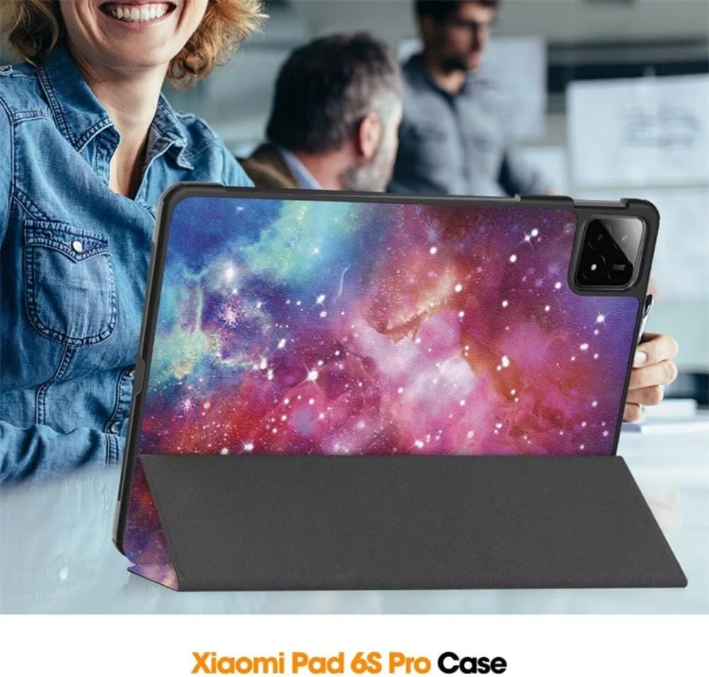 کیف تبلت Gruattreay سازگار با شیائومی پد 6S Pro 12.4 اینچی، کیف محافظ چرمی PU با عملکرد خواب هوشمند و استند برای Mi Pad 6S Pro (مشکی) کیف تبلت Gruattreay سازگار با شیائومی پد 6S Pro 12.4 اینچی، کیف محافظ چرمی PU با عملکرد خواب هوشمند و استند برای Mi Pad 6S Pro (مشکی)