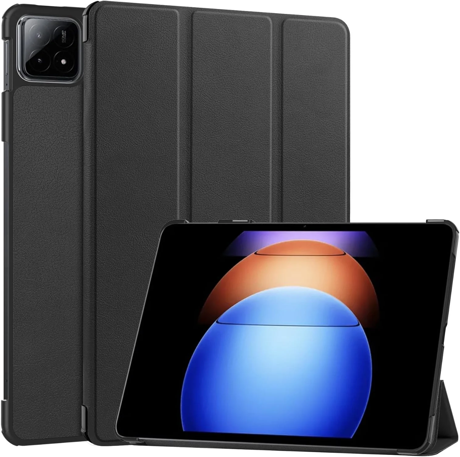 Gruattreay Tablet Case Compatible with Xiaomi Pad 6S Pro 12.4 Inch, PU Leather Protective Case with Smart Hibernation Function and Stand for Mi Pad 6S Pro (Black) Gruattreay Tablet Case Compatible with Xiaomi Pad 6S Pro 12.4 Inch, PU Leather Protective Case with Smart Hibernation Function and Stand for Mi Pad 6S Pro (Black)