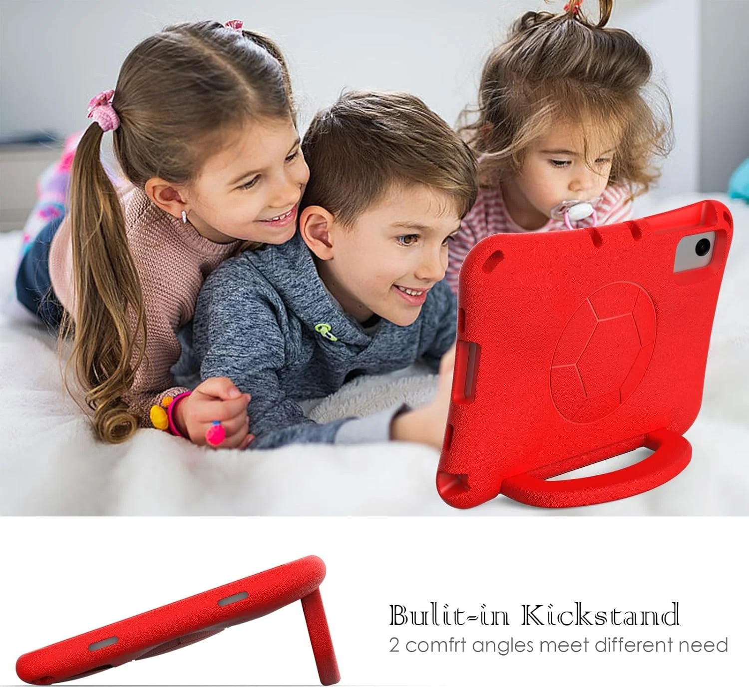 کاور تبلت کودکانه سازگار با شیائومی Redmi Pad SE 11 اینچ مدل 2023، کاور محافظ سبک وزن EVA ضد ضربه و مناسب کودکان به همراه دسته و بند شانه برای تبلت (قرمز) کاور تبلت کودکانه سازگار با شیائومی Redmi Pad SE 11 اینچ مدل 2023، کاور محافظ سبک وزن EVA ضد ضربه و مناسب کودکان به همراه دسته و بند شانه برای تبلت (قرمز)