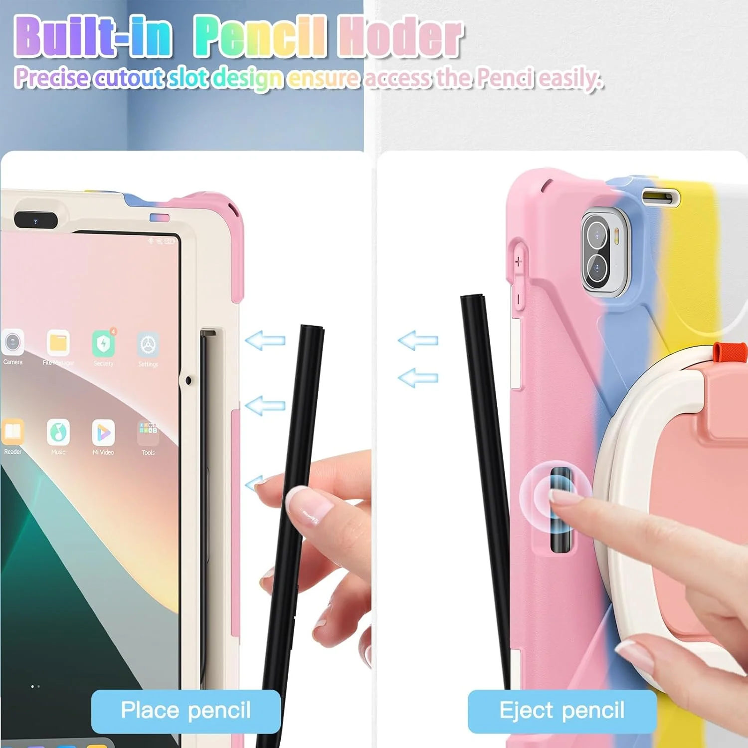 Tablet Cover Case Compatible with Xiaomi Mi Pad 5/MiPad 5 Pro 11 inch 2021 Released,Heavy Duty TPU Shockproof Kids Case,360 Degree Rotating Multi-Function Grip Bracket+Shoulder Strap Rugged Cover Tabl Tablet Cover Case Compatible with Xiaomi Mi Pad 5/MiPad 5 Pro 11 inch 2021 Released,Heavy Duty TPU Shockproof Kids Case,360 Degree Rotating Multi-Function Grip Bracket+Shoulder Strap Rugged Cover Tabl