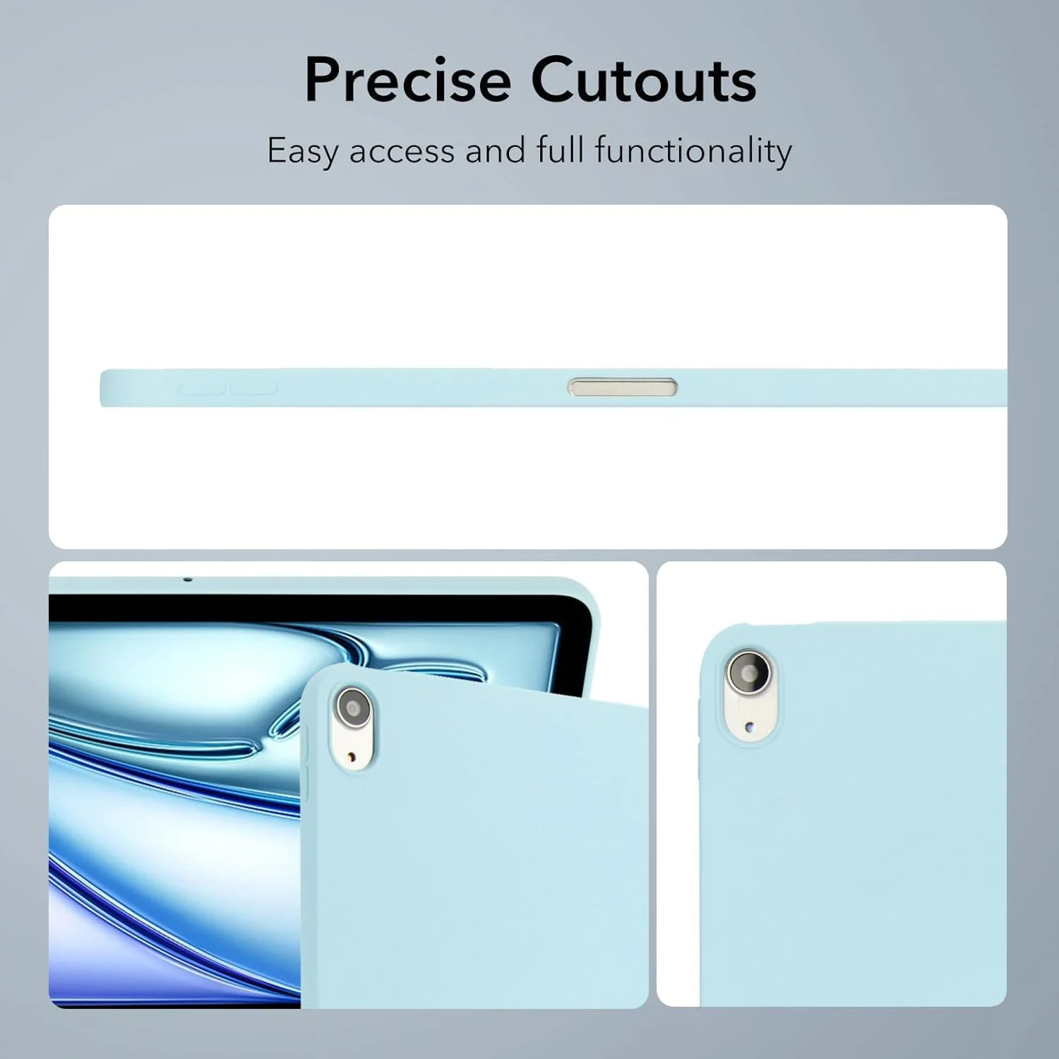 کیف تبلت سازگار با شیائومی Redmi Pad SE 8.7 اینچ (2024)، طراحی باریک مات نرم، کاور محافظ TPU ضد ضربه، کاور سیلیکونی محافظ باریک و سبک کیف تبلت سازگار با شیائومی Redmi Pad SE 8.7 اینچ (2024)، طراحی باریک مات نرم، کاور محافظ TPU ضد ضربه، کاور سیلیکونی محافظ باریک و سبک