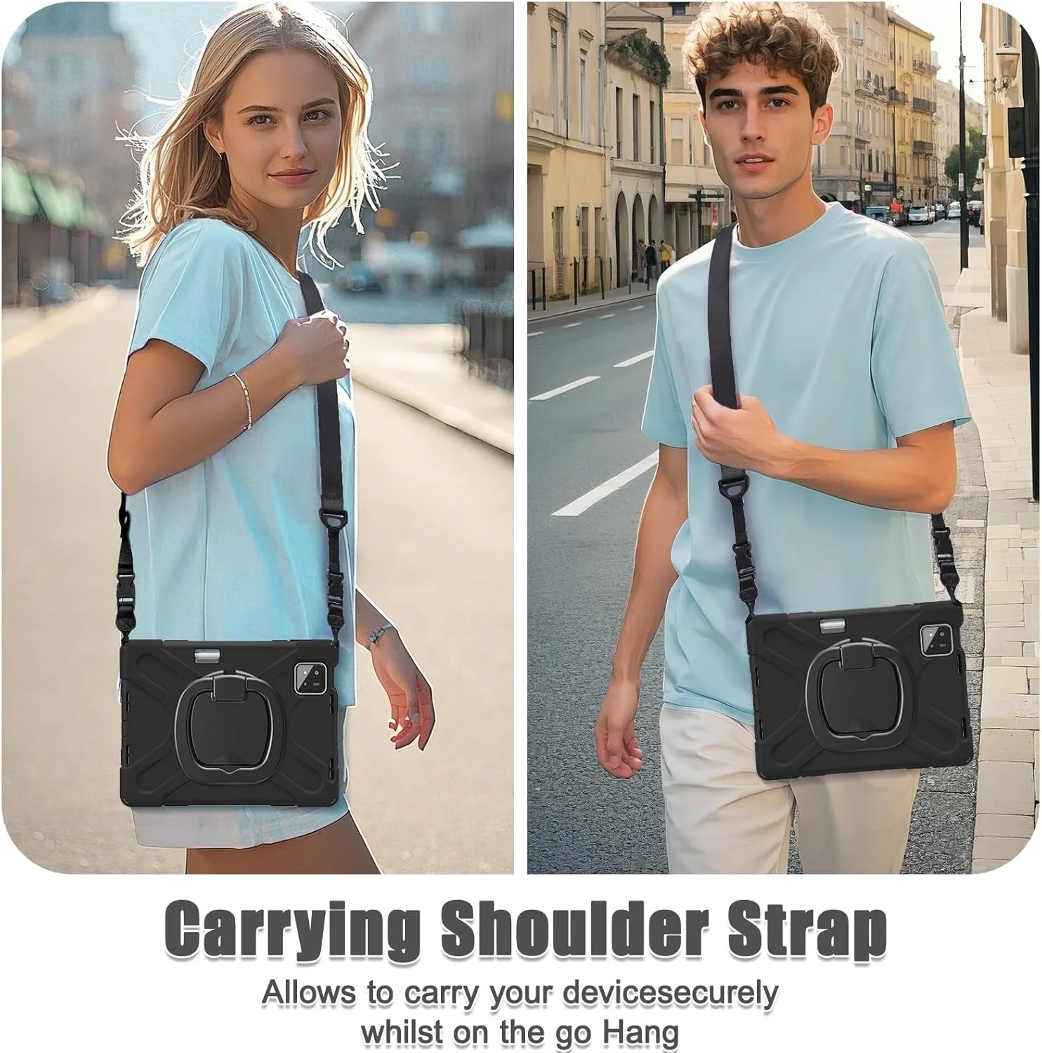 کاور تبلت سازگار با شیائومی می پد 7 / می پد 7 پرو 11.2 اینچ 2024، کاور ضد ضربه TPU سنگین، پایه چند منظوره چرخان 360 درجه + بند شانه ای، کاور مقاوم تبلت مناسب منزل کاور تبلت سازگار با شیائومی می پد 7 / می پد 7 پرو 11.2 اینچ 2024، کاور ضد ضربه TPU سنگین، پایه چند منظوره چرخان 360 درجه + بند شانه ای، کاور مقاوم تبلت مناسب منزل