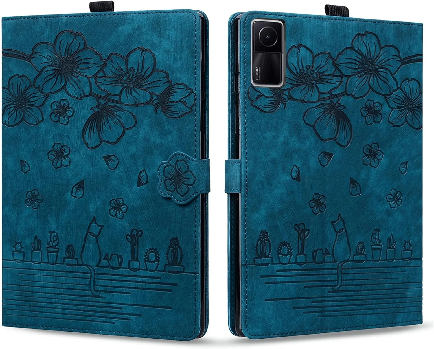 SLLMYYX Tablet Case Compatible with Xiaomi Redmi Pad 10.61 inch 2022 Released, Cherry Blossom Cat PU Leather Folio Stand Smart Cover (Blue) SLLMYYX Tablet Case Compatible with Xiaomi Redmi Pad 10.61 inch 2022 Released, Cherry Blossom Cat PU Leather Folio Stand Smart Cover (Blue)