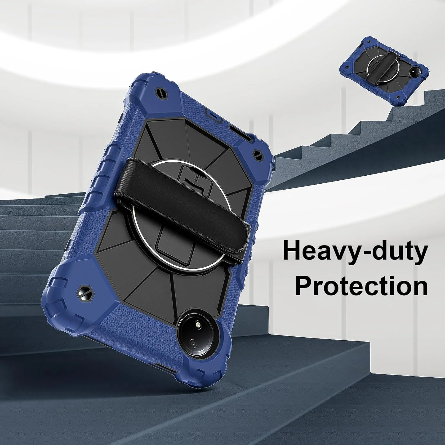 کیف تبلت مسافرتی سازگار با شیائومی ردمی پد SE 8.7 اینچی، عرضه شده در سال 2024، کیف تبلت، کیف محافظ کامل ضد ضربه، نگهدارنده چند منظوره با قابلیت چرخش 1 درجه + شولت کیف تبلت مسافرتی سازگار با شیائومی ردمی پد SE 8.7 اینچی، عرضه شده در سال 2024، کیف تبلت، کیف محافظ کامل ضد ضربه، نگهدارنده چند منظوره با قابلیت چرخش 1 درجه + شولت