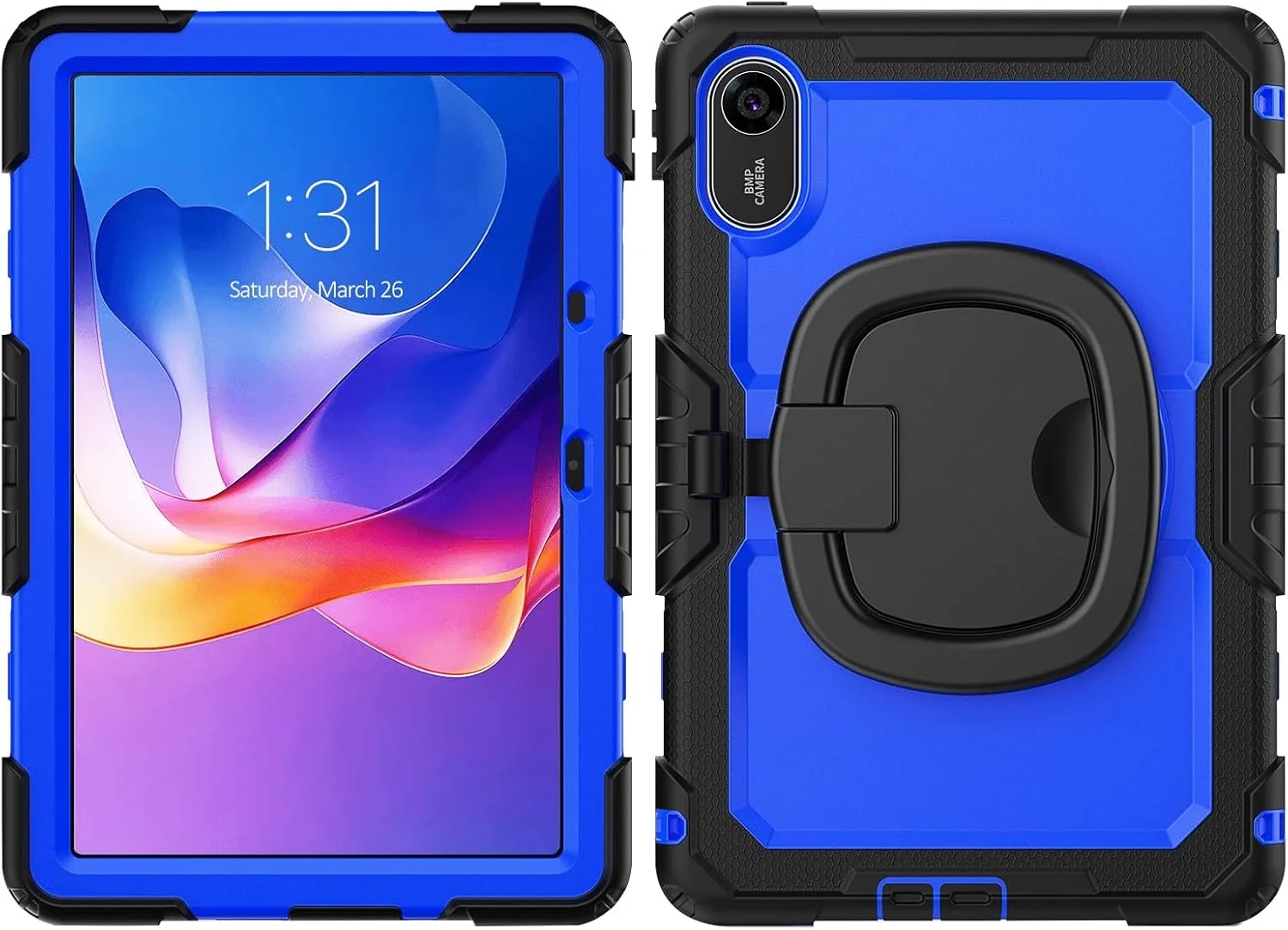 کیف محافظ تبلت مناسب برای شیائومی Redmi Pad 2 11 اینچ 2025 به همراه محافظ صفحه نمایش، کیف محافظ مقاوم با دسته چرخان و سیلیکونی (آبی سرمه ای PC) کیف محافظ تبلت مناسب برای شیائومی Redmi Pad 2 11 اینچ 2025 به همراه محافظ صفحه نمایش، کیف محافظ مقاوم با دسته چرخان و سیلیکونی (آبی سرمه ای PC)