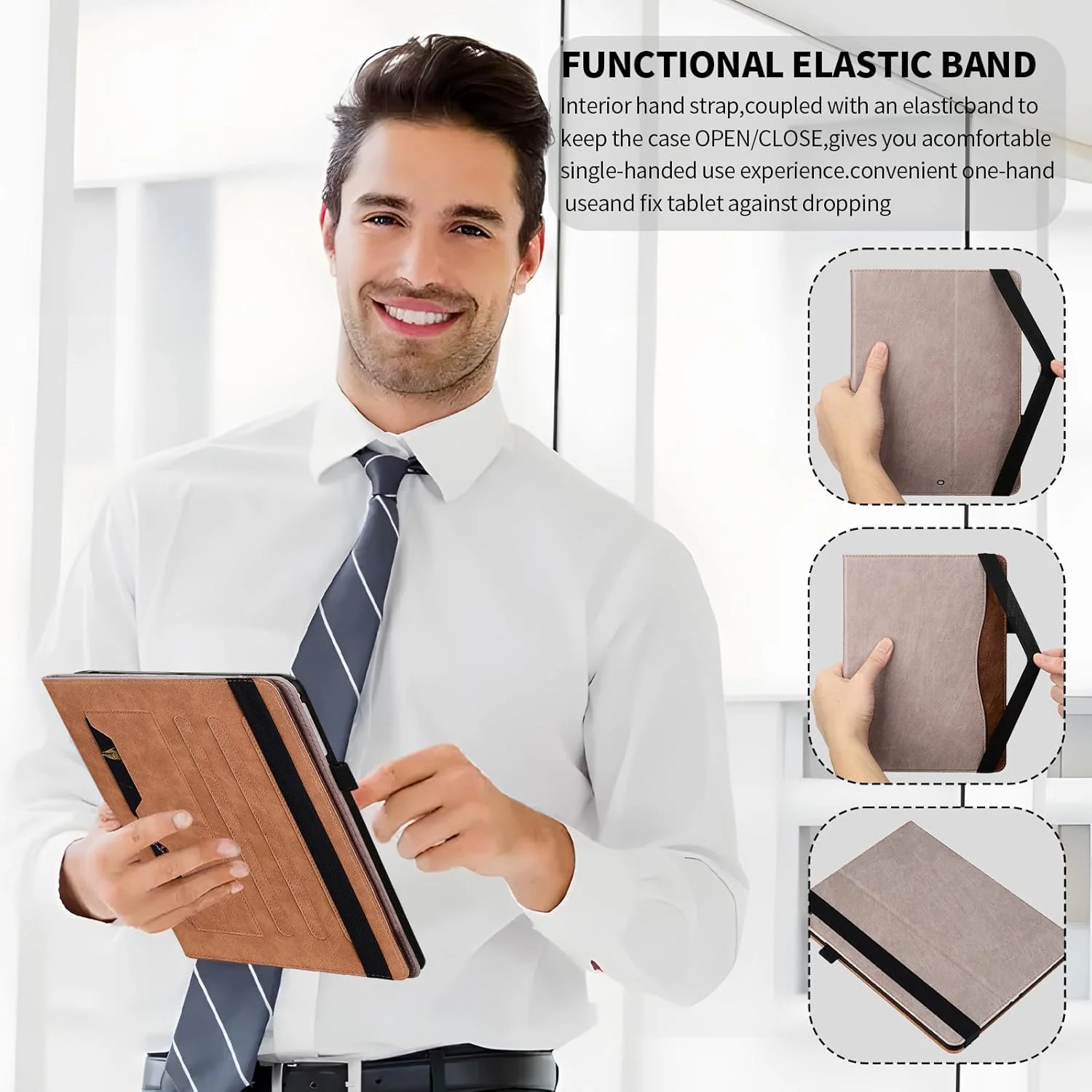 Cicil Tablet Case Compatible with Xiaomi Redmi Pad Pro/Poco Pad 12.1 Inch 2024, Protective PU Leather Case with Stand and Card Slot for Tablet Cover, Kaqi Cicil Tablet Case Compatible with Xiaomi Redmi Pad Pro/Poco Pad 12.1 Inch 2024, Protective PU Leather Case with Stand and Card Slot for Tablet Cover, Kaqi