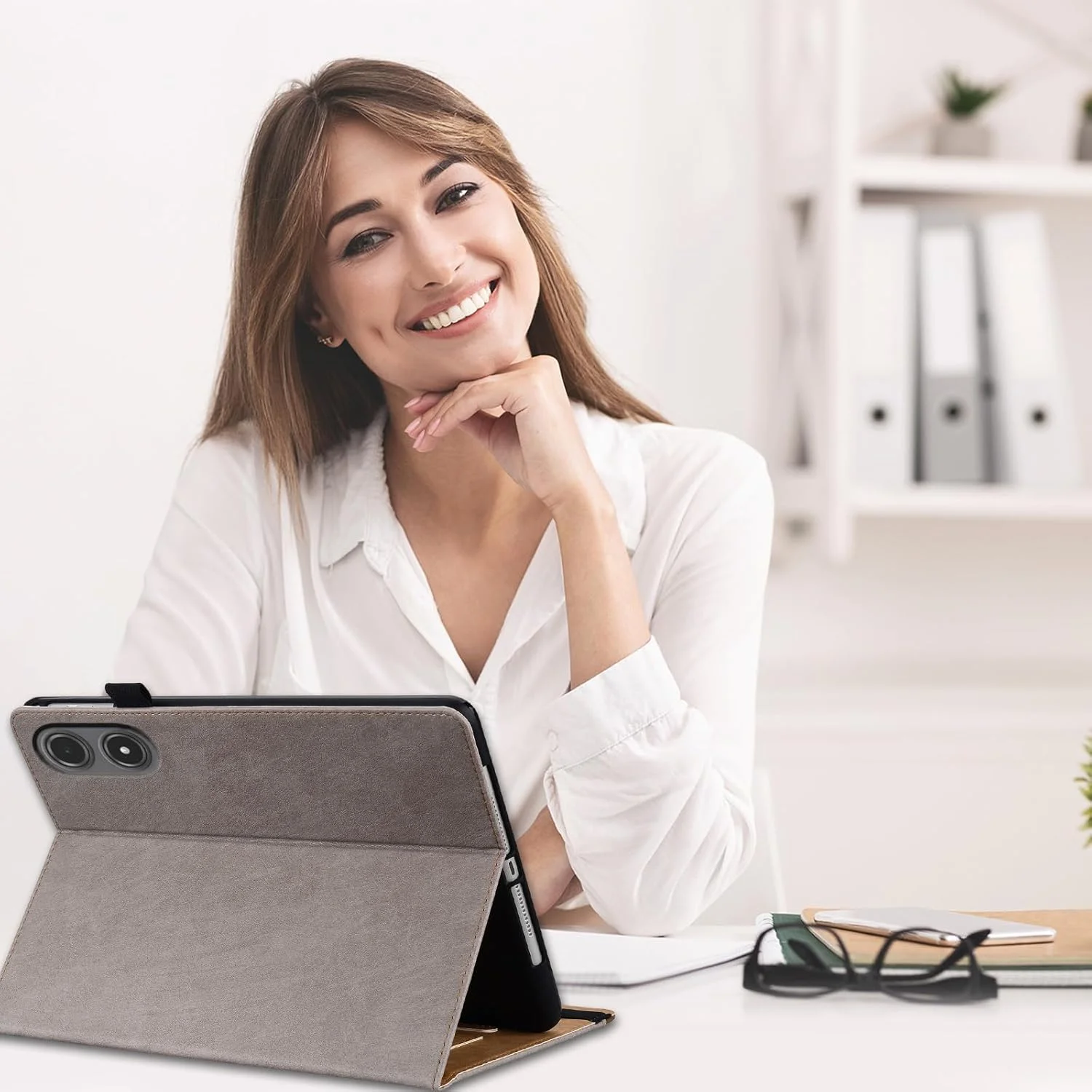 Cicil Tablet Case Compatible with Xiaomi Redmi Pad Pro/Poco Pad 12.1 Inch 2024, Protective PU Leather Case with Stand and Card Slot for Tablet Cover, Kaqi Cicil Tablet Case Compatible with Xiaomi Redmi Pad Pro/Poco Pad 12.1 Inch 2024, Protective PU Leather Case with Stand and Card Slot for Tablet Cover, Kaqi