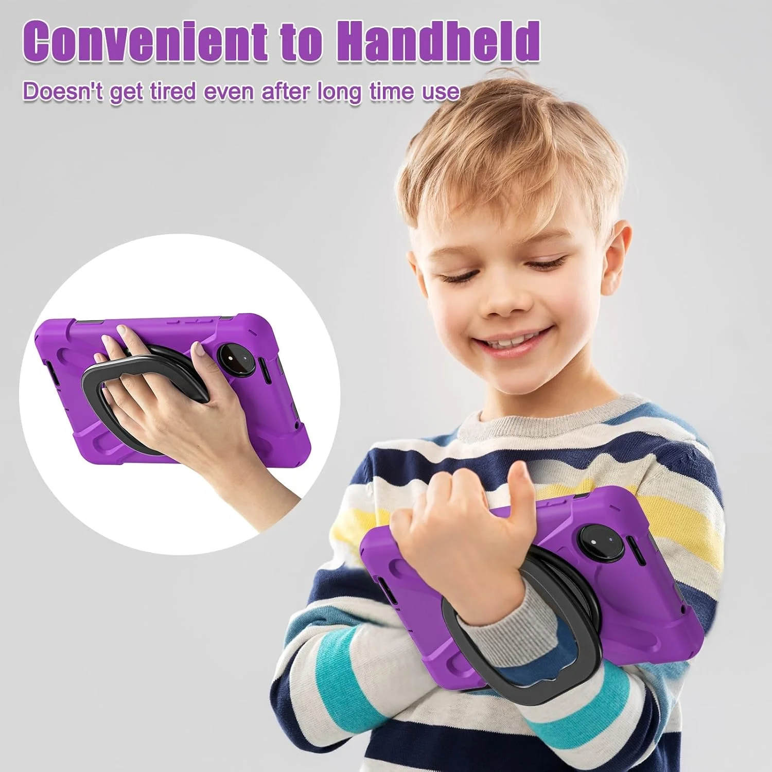 کیف تبلت مسافرتی سازگار با تبلت شیائومی Redmi Pad SE 8.7 اینچ 2024، کاور بادوام و ضد ضربه با پایه چرخان 360 درجه و بند شانه کیف تبلت مسافرتی سازگار با تبلت شیائومی Redmi Pad SE 8.7 اینچ 2024، کاور بادوام و ضد ضربه با پایه چرخان 360 درجه و بند شانه