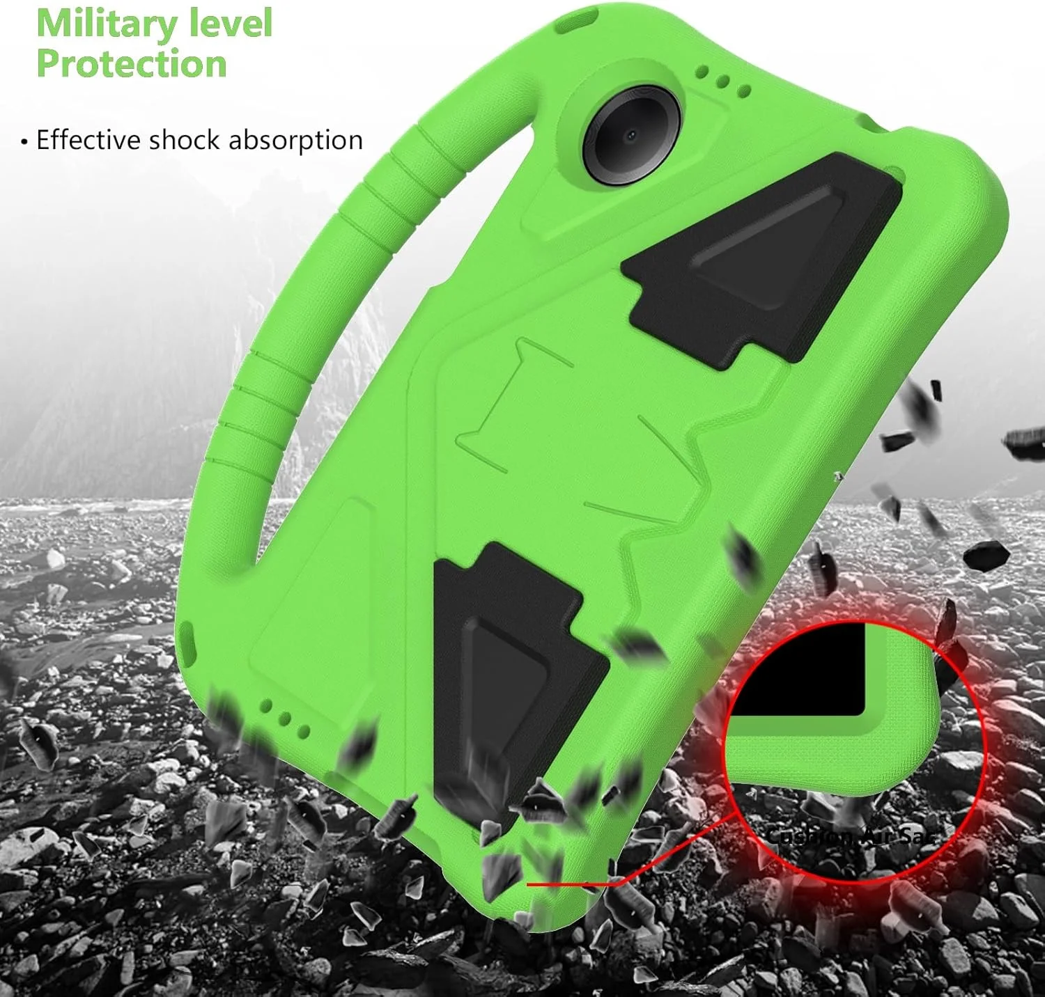 کاور تبلت کودکانه سازگار با شیائومی ردمی پد SE 8.7/ ردمی پد SE 4G عرضه شده در سال 2024، کاور سبک وزن EVA ضد ضربه و مقاوم در برابر سقوط، کاور محافظ سازگار با Re