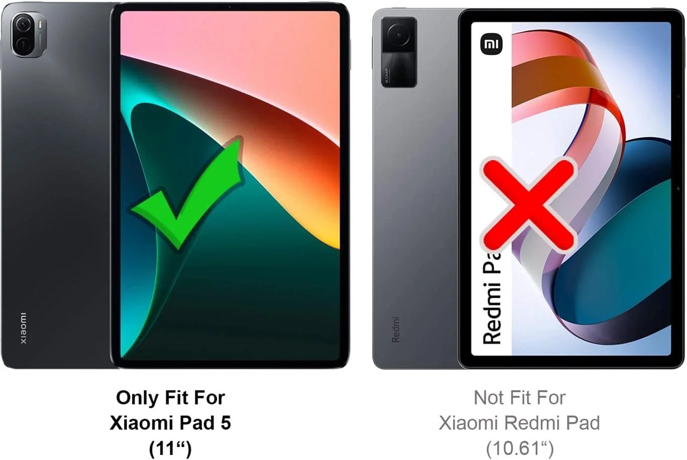 کاور محافظ تبلت Verco مناسب برای شیائومی پد 5 (11 اینچ)، کاور استند محافظ تبلت برای شیائومی پد 5 11.0 اینچ، مشکی