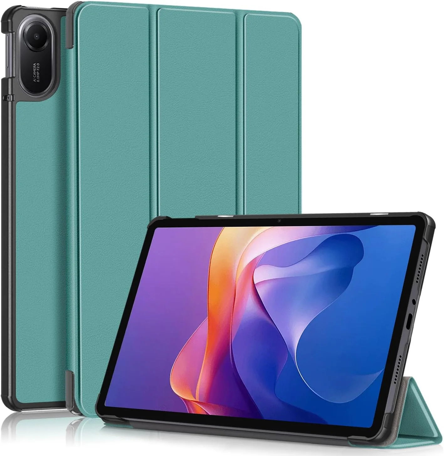 کاور تبلت Gruattreay سازگار با شیائومی Redmi Pad 2 11 اینچ عرضه شده در سال 2025، کاور محافظ باریک و سبک با روکش سخت و پایه چند زاویه ای (سبز) کاور تبلت Gruattreay سازگار با شیائومی Redmi Pad 2 11 اینچ عرضه شده در سال 2025، کاور محافظ باریک و سبک با روکش سخت و پایه چند زاویه ای (سبز)