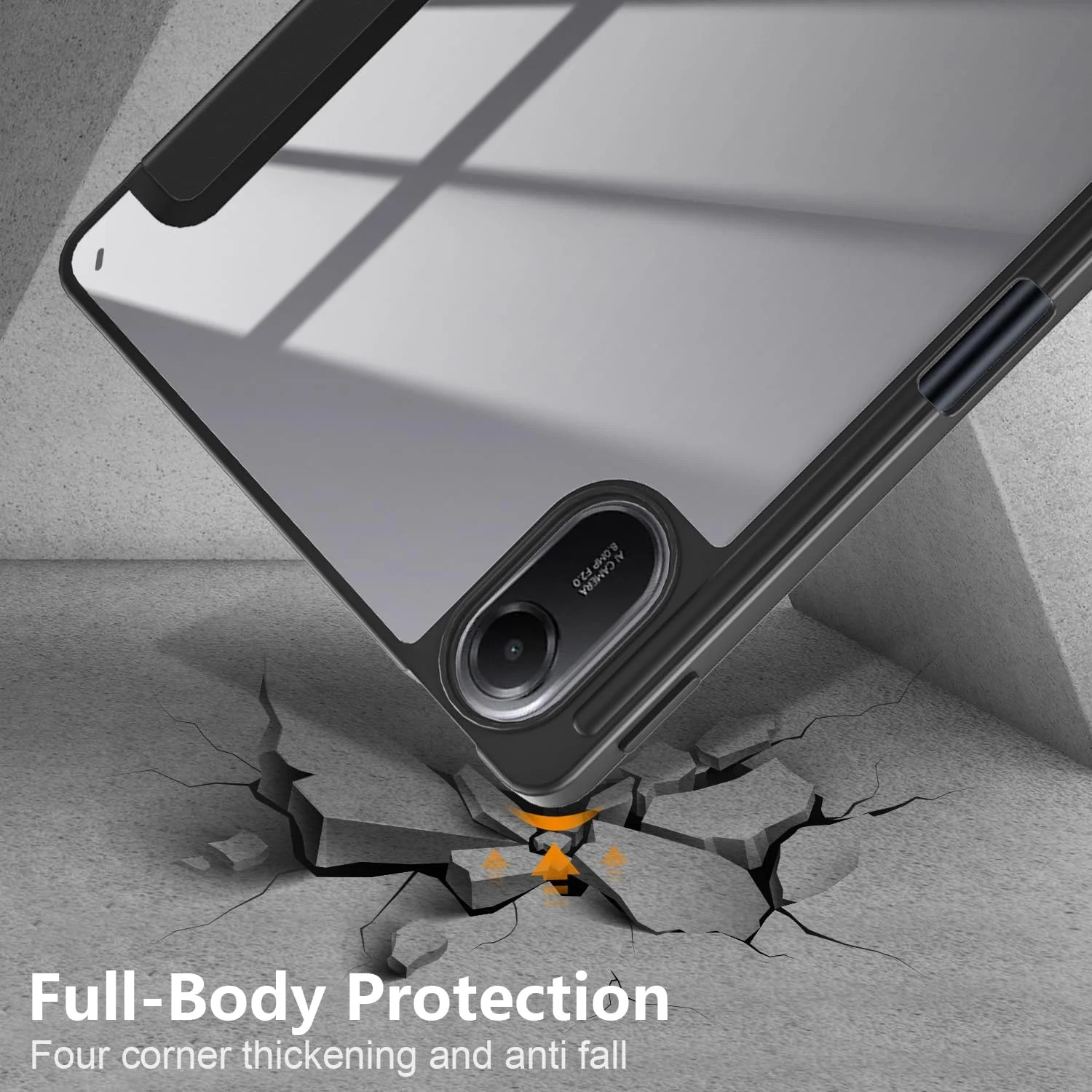 کاور محافظ تبلت شیائومی Redmi Pad 2 با سایز 11 اینچ مدل 2025 برند Yiernuo، ضد ضربه به همراه قابلیت خواب/بیدار شدن خودکار، رنگ مشکی کاور محافظ تبلت شیائومی Redmi Pad 2 با سایز 11 اینچ مدل 2025 برند Yiernuo، ضد ضربه به همراه قابلیت خواب/بیدار شدن خودکار، رنگ مشکی