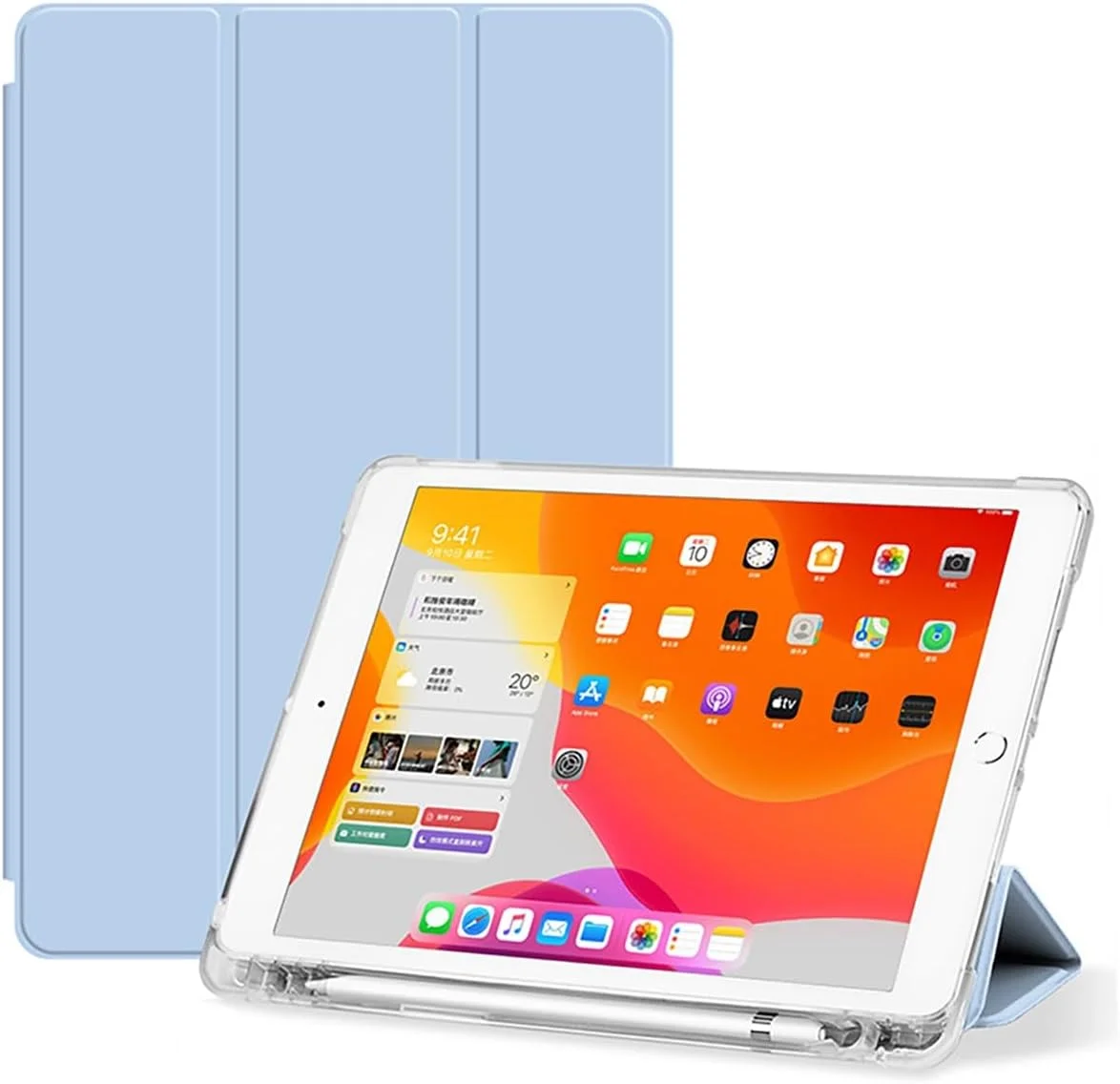 کیف تبلت مسافرتی سازگار با تبلت شیائومی Mi Pad 6/6 Pro 2023، کیف باریک TPU با عملکرد بیدار/خواب خودکار، کیف هوشمند با نگهدارنده قلم، کیف کیف تبلت مسافرتی سازگار با تبلت شیائومی Mi Pad 6/6 Pro 2023، کیف باریک TPU با عملکرد بیدار/خواب خودکار، کیف هوشمند با نگهدارنده قلم، کیف