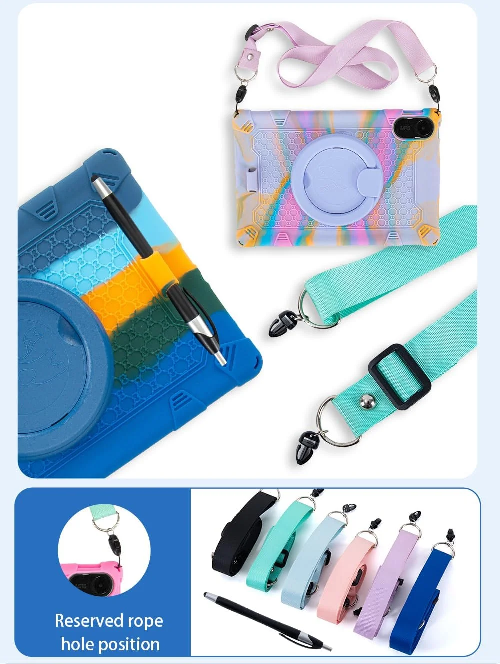 کاور تبلت YHFZR برای تبلت شیائومی Redmi Pad 2 با صفحه نمایش 11 اینچی، کاور سبک و مقاوم در برابر ضربه با قابلیت چرخش 360 درجه و استند، مناسب کودکان برای تبلت شیائومی Redmi Pad 2 با صفحه نمایش 11 اینچی - رنگ رز کاور تبلت YHFZR برای تبلت شیائومی Redmi Pad 2 با صفحه نمایش 11 اینچی، کاور سبک و مقاوم در برابر ضربه با قابلیت چرخش 360 درجه و استند، مناسب کودکان برای تبلت شیائومی Redmi Pad 2 با صفحه نمایش 11 اینچی - رنگ رز