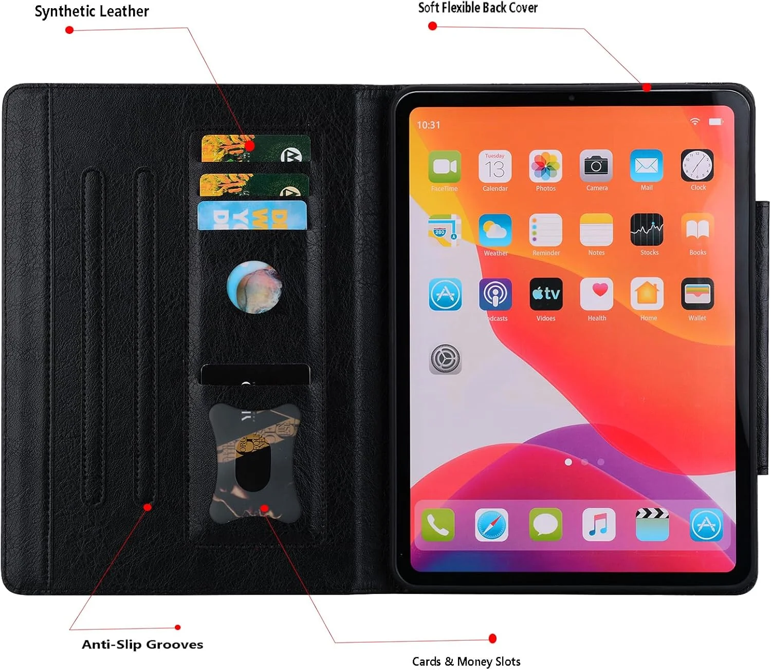 Mldjomid Tablet Case for Xiaomi Pad 7 / Xiaomi Pad 7 Pro 11.2 Zoll 2024 Protective Cover, PU Leather Business Cover with Card Slots and Stand Function for Xiaomi Pad 7 /Pad 7 Pro 11.2 Inches, Black Mldjomid Tablet Case for Xiaomi Pad 7 / Xiaomi Pad 7 Pro 11.2 Zoll 2024 Protective Cover, PU Leather Business Cover with Card Slots and Stand Function for Xiaomi Pad 7 /Pad 7 Pro 11.2 Inches, Black