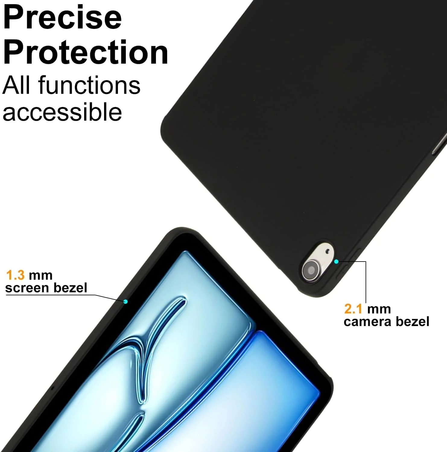 کاور تبلت سازگار با شیائومی Mi Pad 7/Pad 7 Pro 11.2 اینچ 2024، طراحی نرم، TPU مات، باریک، ضد ضربه، محافظ، باریک و سبک، کاور هوشمند سیلیکونی تبلت (مشکی) کاور تبلت سازگار با شیائومی Mi Pad 7/Pad 7 Pro 11.2 اینچ 2024، طراحی نرم، TPU مات، باریک، ضد ضربه، محافظ، باریک و سبک، کاور هوشمند سیلیکونی تبلت (مشکی)