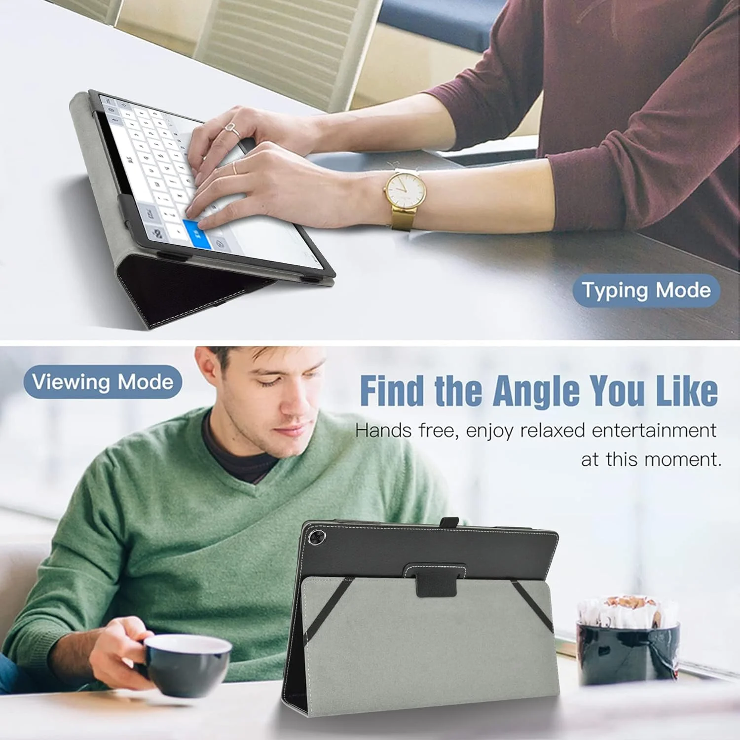 کاور محافظ تبلت شیائومی بوکز 12.4 اینچی مدل JRTAL، باریک و ساخته شده از چرم مصنوعی با قابلیت استند کاور محافظ تبلت شیائومی بوکز 12.4 اینچی مدل JRTAL، باریک و ساخته شده از چرم مصنوعی با قابلیت استند