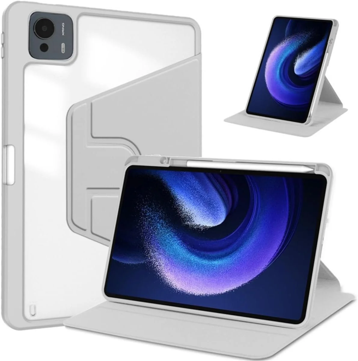 Gruattreay Tablet Case Compatible with Xiaomi Pad 7S Pro 12.5 Inch, Full Wrap Drop Cover with Pen Slot and Hibernation Function for Mi Pad 7S Pro 12.5 (Grey) Gruattreay Tablet Case Compatible with Xiaomi Pad 7S Pro 12.5 Inch, Full Wrap Drop Cover with Pen Slot and Hibernation Function for Mi Pad 7S Pro 12.5 (Grey)
