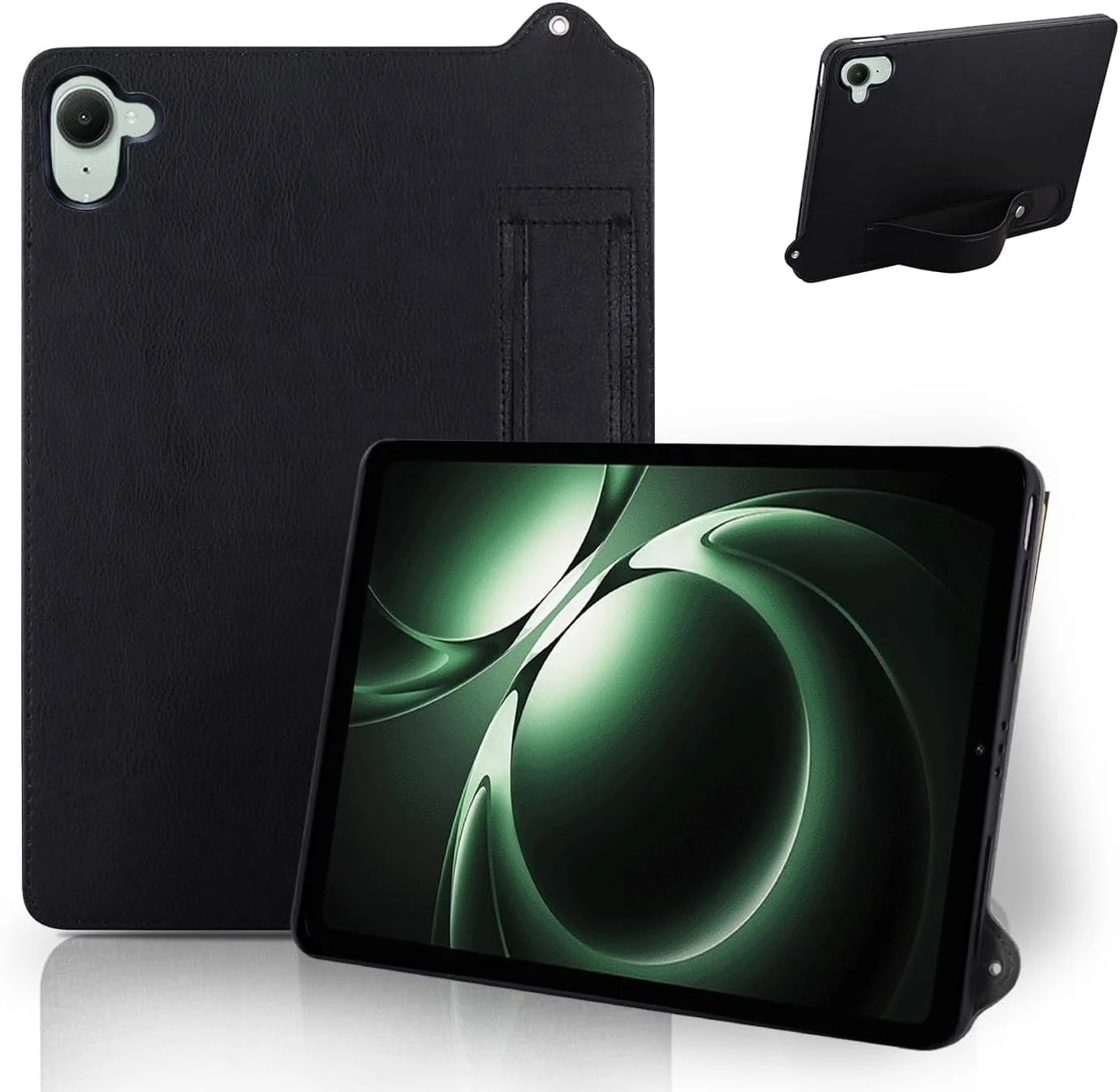 Gruattreay Case Compatible with Xiaomi Redmi K Pad Tablet 8.8 inch 2025, Flexible TPU + PU Leather Shockproof Back Cover for Redmi K Pad Shell with Grip Strap (Black) Gruattreay Case Compatible with Xiaomi Redmi K Pad Tablet 8.8 inch 2025, Flexible TPU + PU Leather Shockproof Back Cover for Redmi K Pad Shell with Grip Strap (Black)