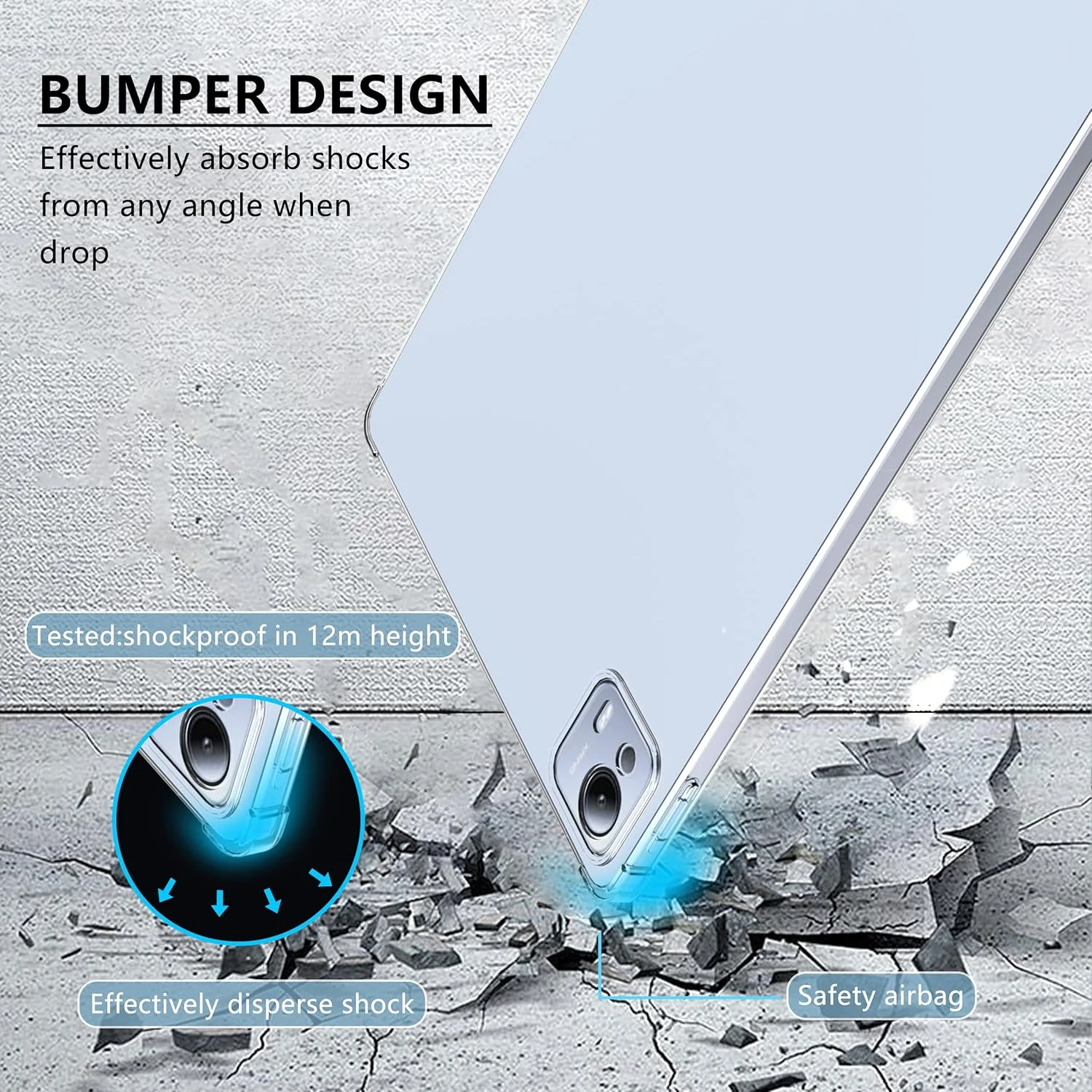 کاور TPU شفاف آنووکوا برای تبلت شیائومی پد 7 اولترا، محافظ لنز دوربین داخلی، نازک، شفاف، محافظ پشتی، ضربه گیر نرم و انعطاف پذیر، سیلیکونی ترکیبی کاور TPU شفاف آنووکوا برای تبلت شیائومی پد 7 اولترا، محافظ لنز دوربین داخلی، نازک، شفاف، محافظ پشتی، ضربه گیر نرم و انعطاف پذیر، سیلیکونی ترکیبی