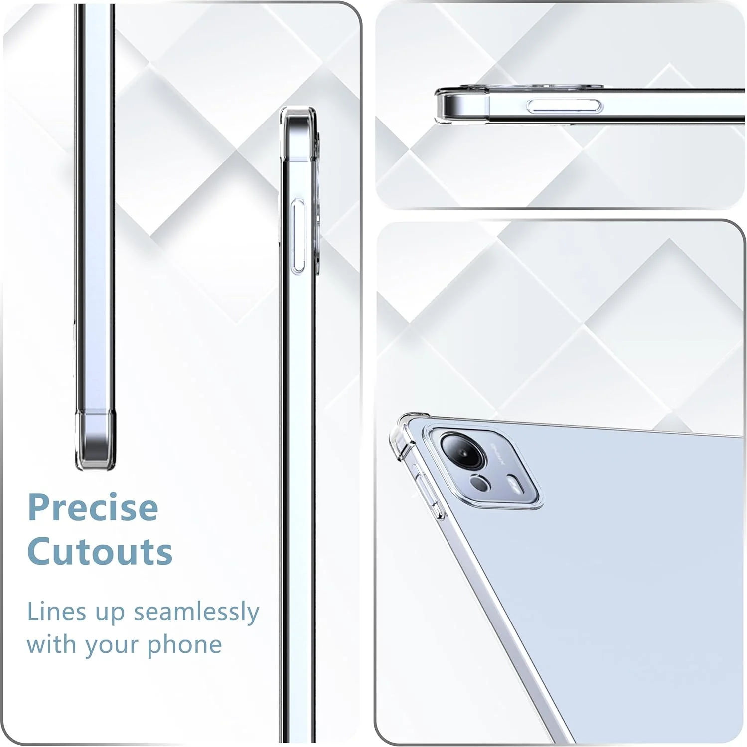 کاور TPU شفاف آنووکوا برای تبلت شیائومی پد 7 اولترا، محافظ لنز دوربین داخلی، نازک، شفاف، محافظ پشتی، ضربه گیر نرم و انعطاف پذیر، سیلیکونی ترکیبی کاور TPU شفاف آنووکوا برای تبلت شیائومی پد 7 اولترا، محافظ لنز دوربین داخلی، نازک، شفاف، محافظ پشتی، ضربه گیر نرم و انعطاف پذیر، سیلیکونی ترکیبی